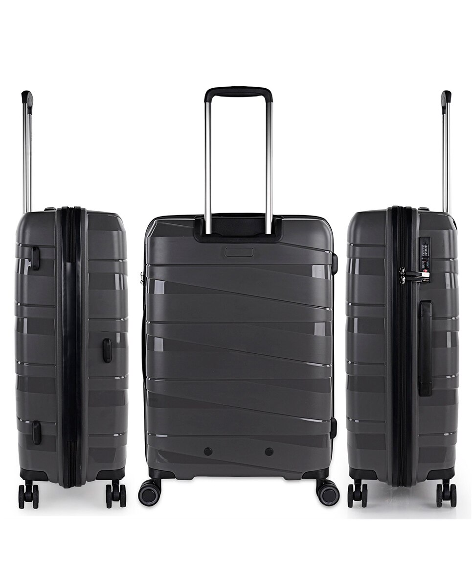 Mala Média Rígida Stuttgart Cinzento-escuro-3