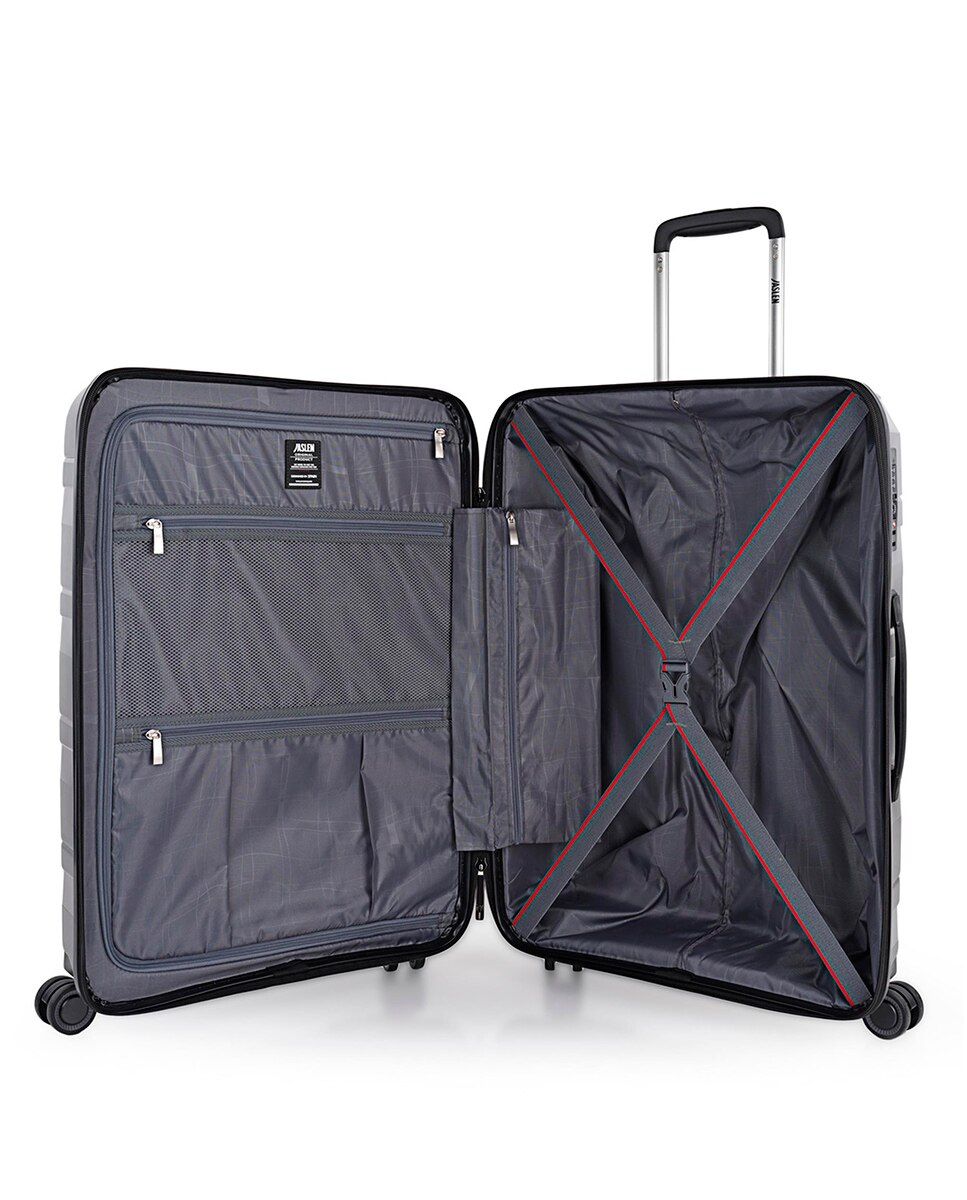 Mala Média Rígida Stuttgart Cinzento-escuro-6