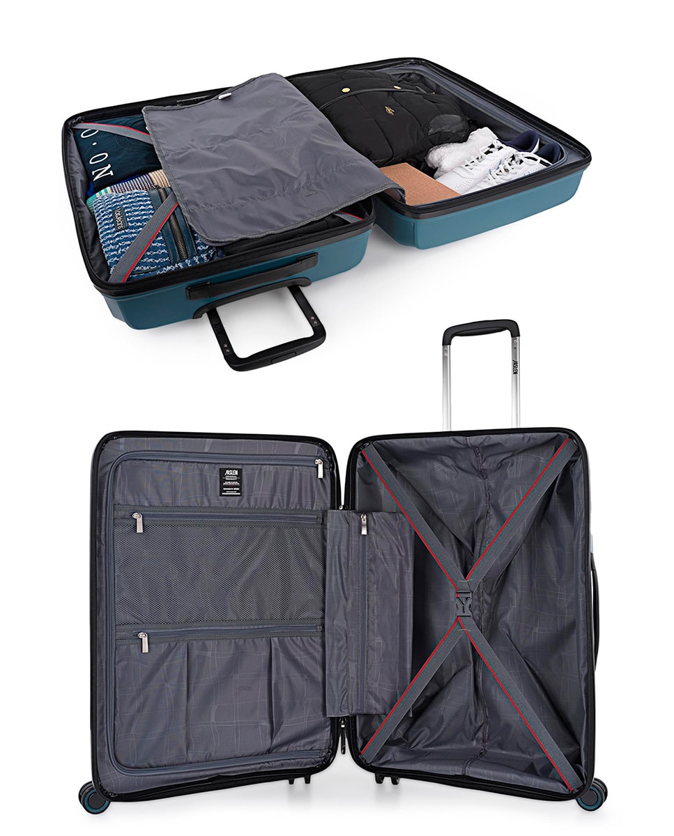 Set Mala Grande e Necessaire Rígido Stuttgart Azul-elétrico-3
