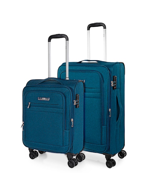Imagem 0 de Conjunto de Malas Expansíveis (cabine e Média) Brighton Flexíveis com Capacidade de 103.5 L