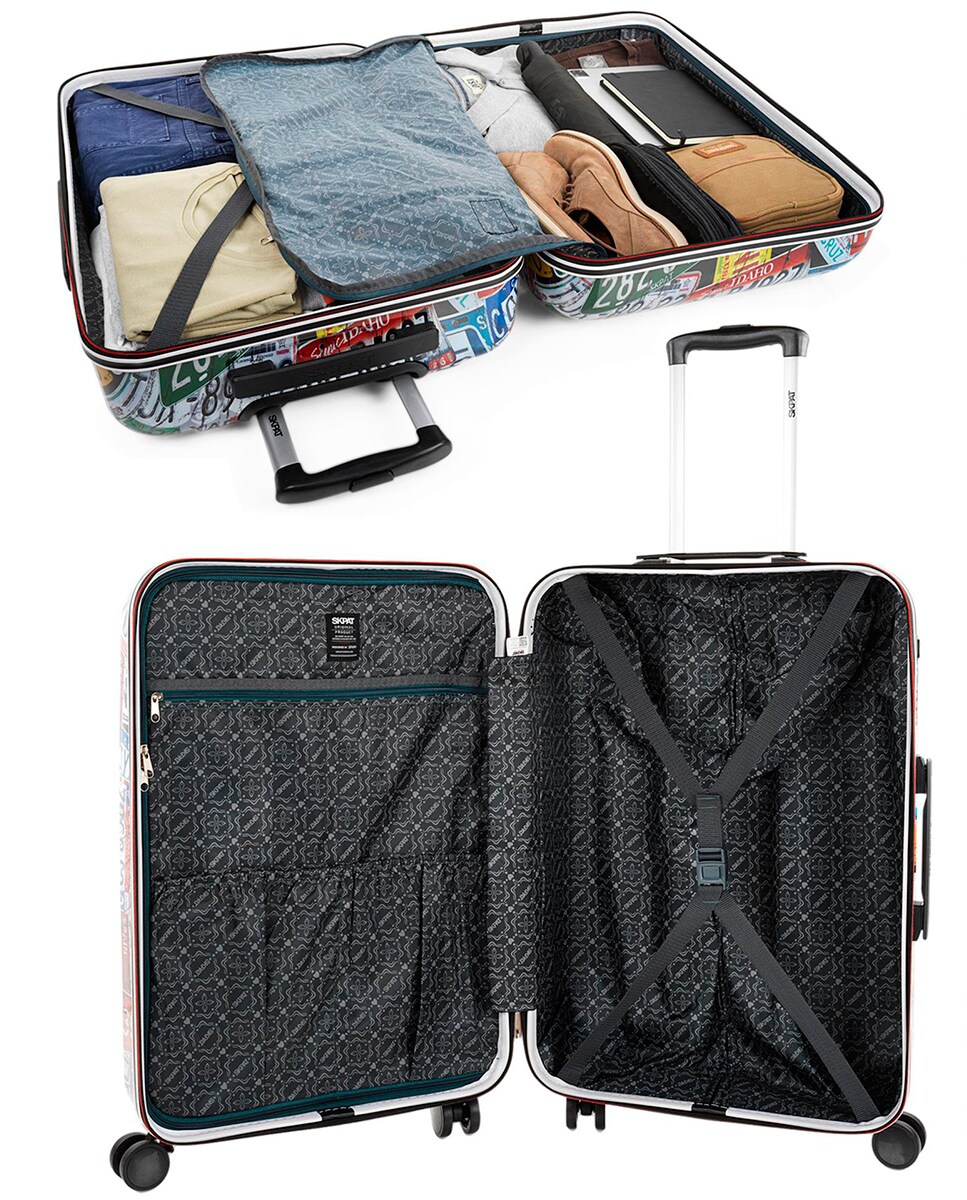 Conjunto de Trolleys Rígidos City (Cabine e Médio) 99,5L Preto-3