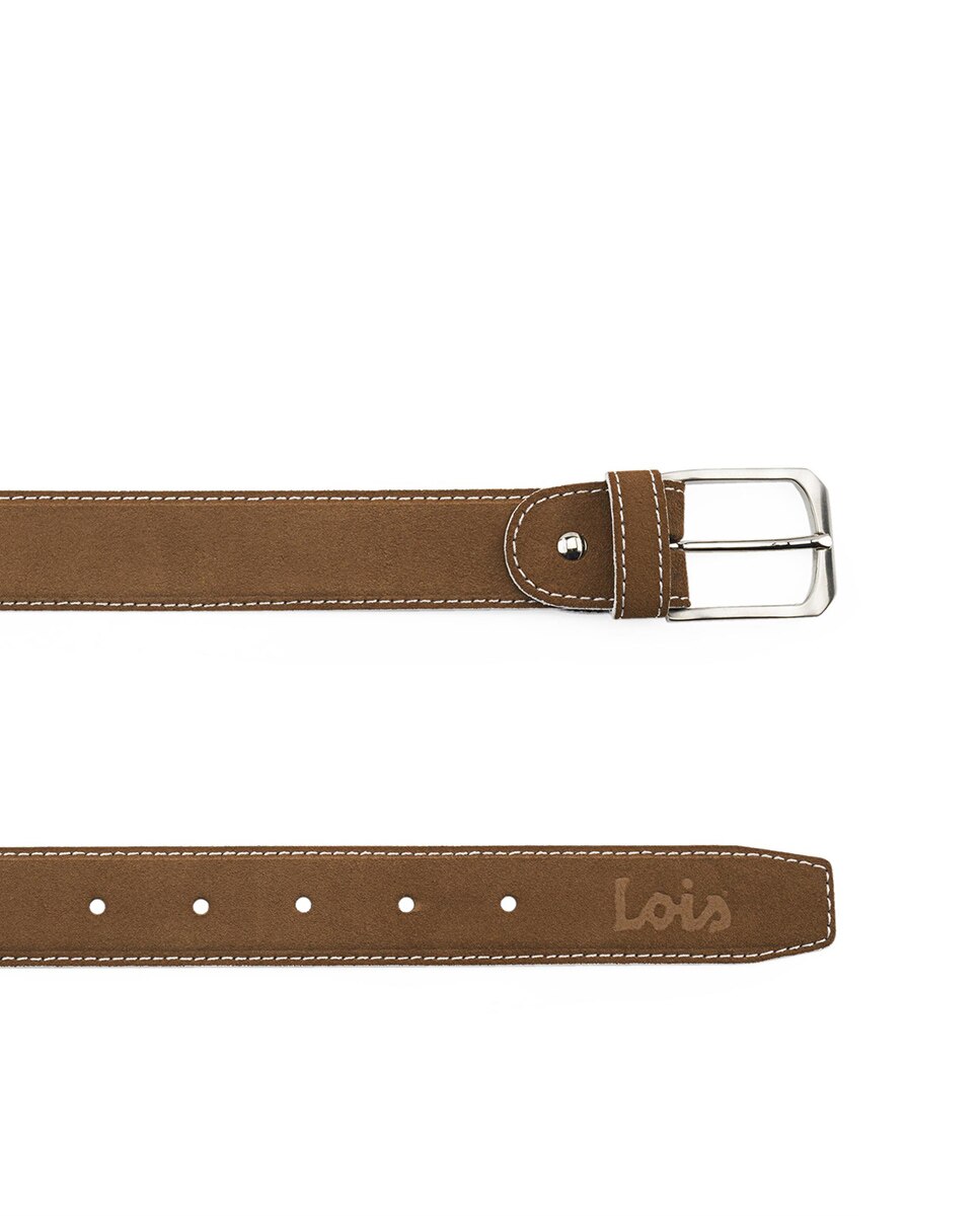 Cinto de Pele em Couro Laranja-4