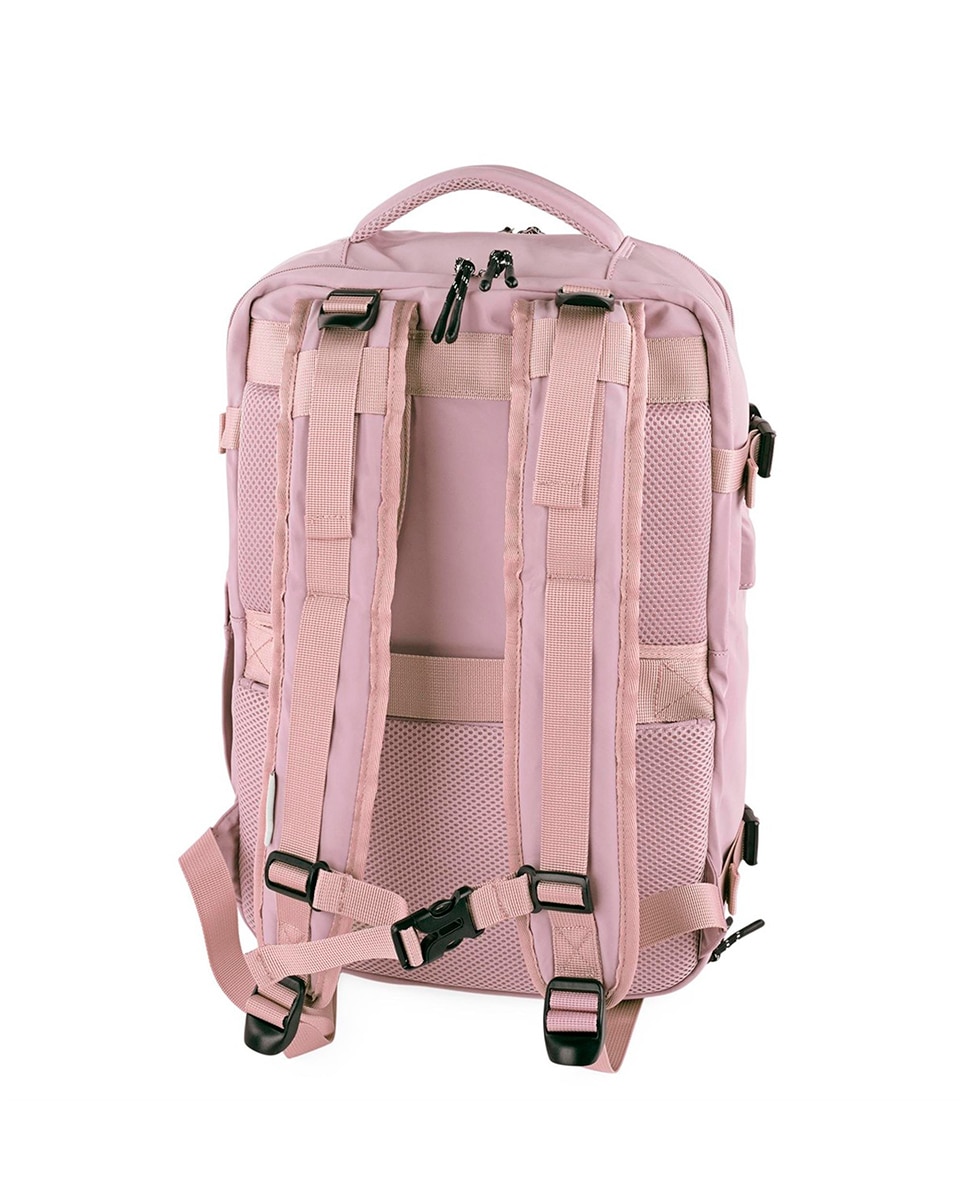 Mochila Northampton em Preto Rosa-3