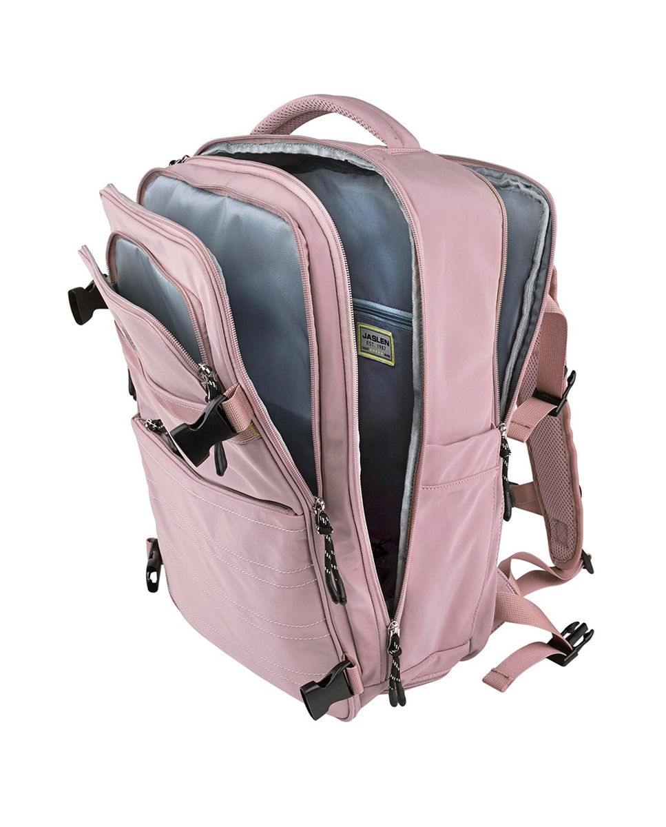 Mochila Northampton em Preto Rosa-5