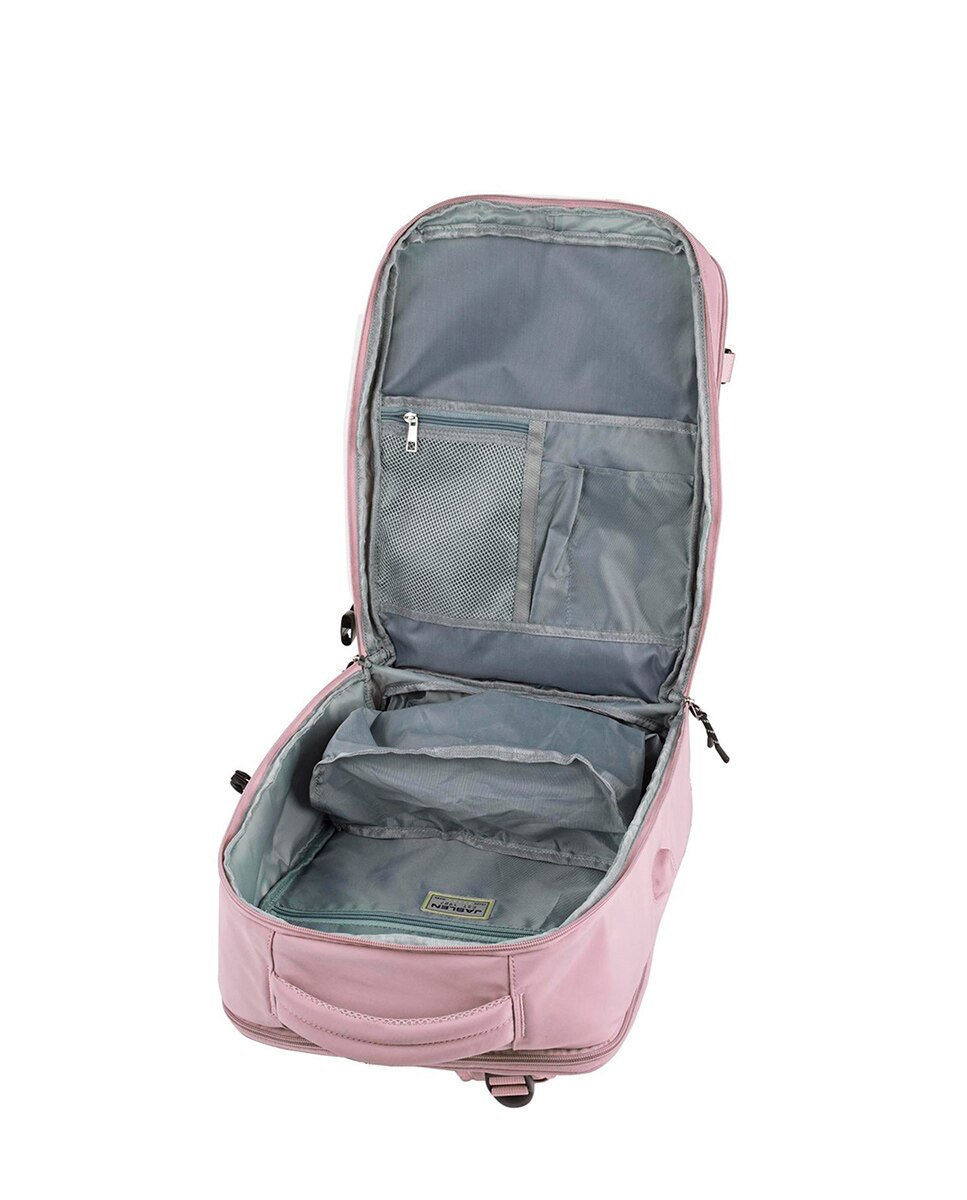 Mochila Northampton em Preto Rosa-6