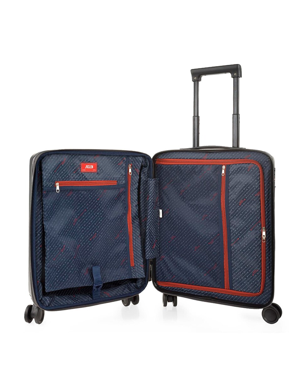 Mala de Cabine Padua Rígida com Porta Computador e Capacidade de 38 L Preto-6