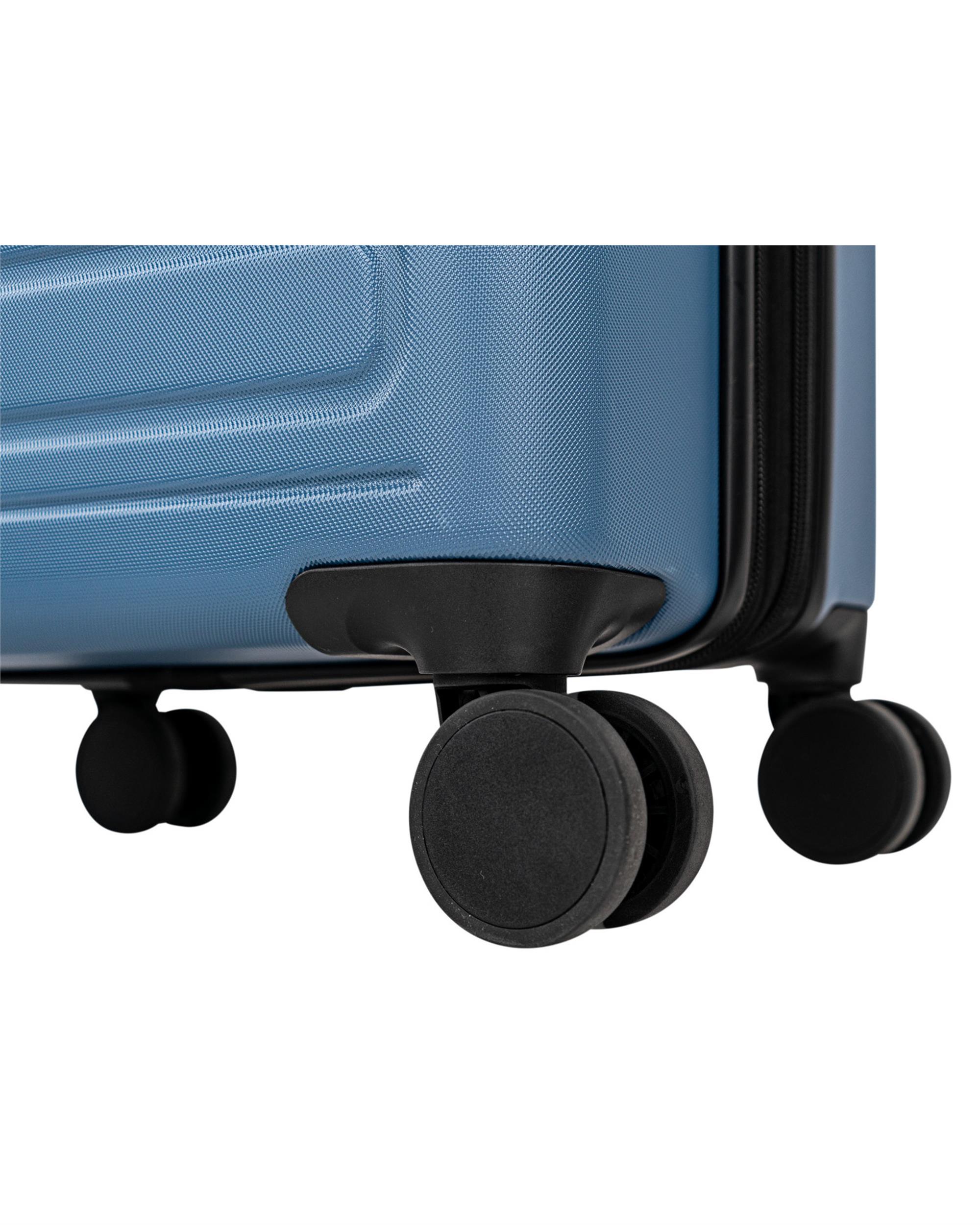 Conjunto de Malas (cabine e Média) Toulouse Rígidas com Capacidade de 89 L Azul-6