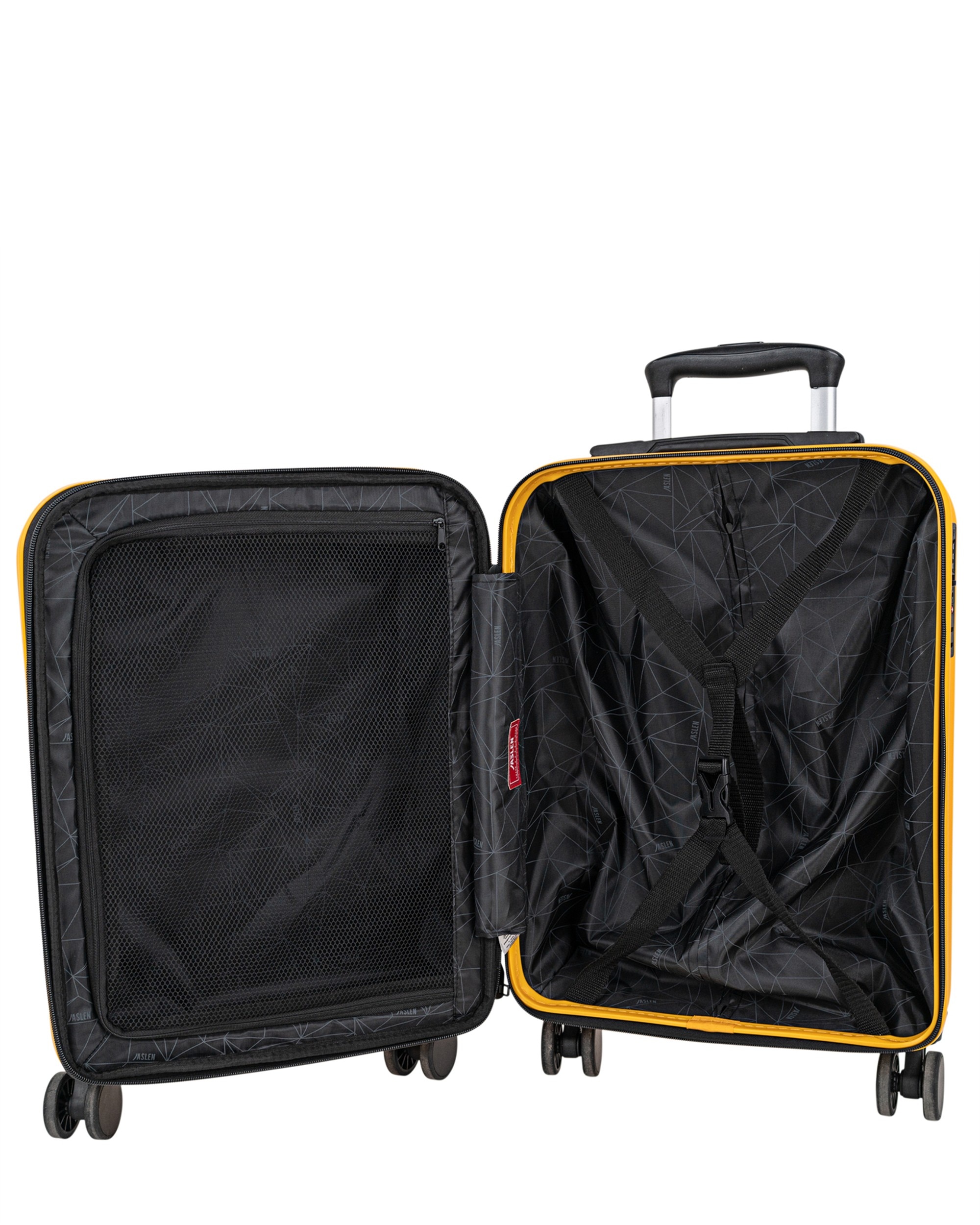 Mala de Cabine Toulouse Rígida com Capacidade de 38 L Amarelo-6