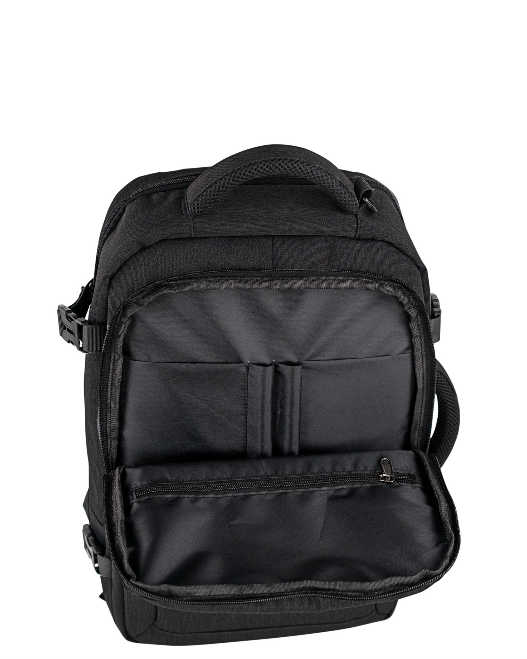 Mala de Viagem Cabine Leeds com Capacidade de 22l Preto-5