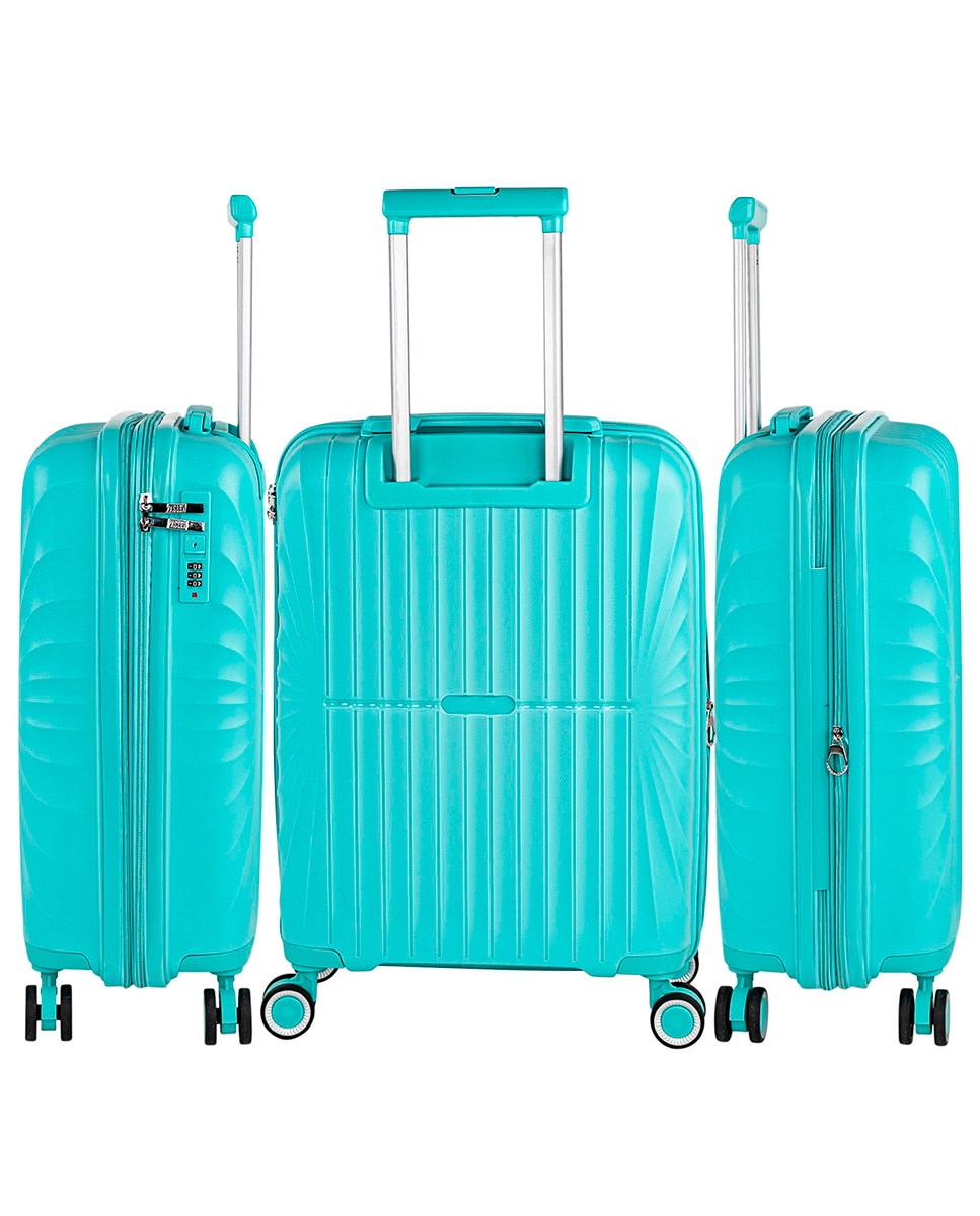 Conjunto de Malas (cabine Expansível) com Capacidade de 38 L Verde-3