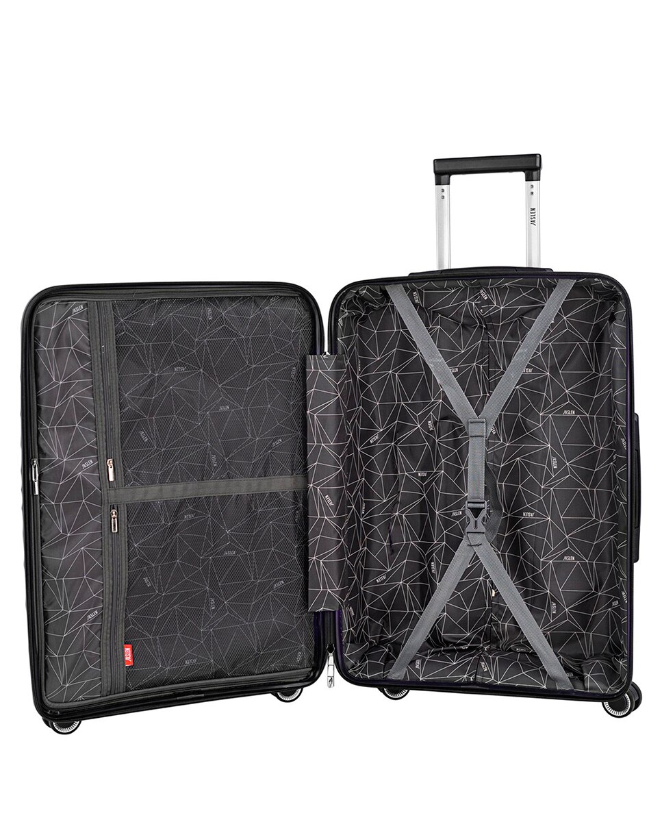 Mala Media Crawley Rígida com Capacidade de 63 L Preto-6