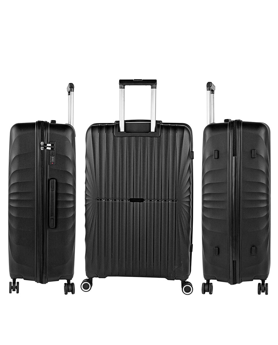 Mala Grande Crawley Rígida com Capacidade de 92 L Preto-3