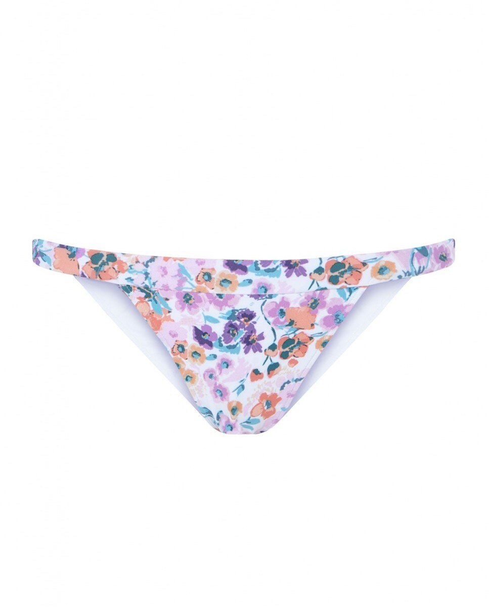 Cueca de Biquíni Sporty Blossom Clássica com Forro Multicolor-3