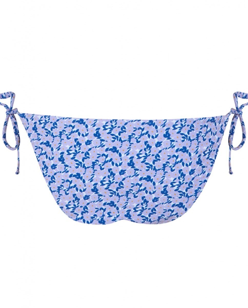 Cueca de Biquíni Wonderland com Laços e Forro Lilás-4