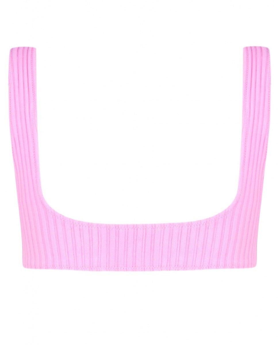 Top de Biquíni Blow Flamingo com Estrutura e Foams Amovíveis Rosa-5