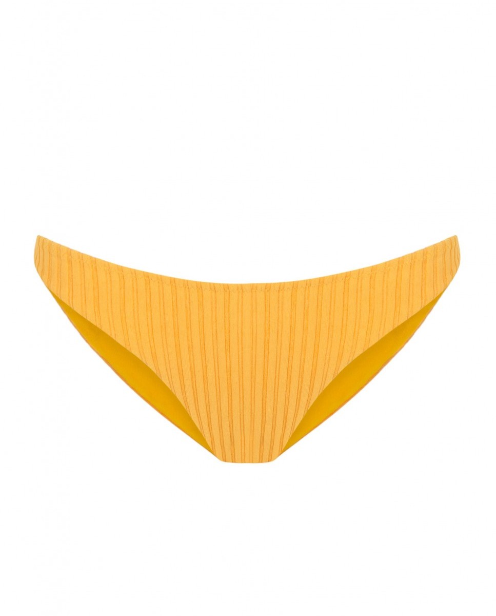 Cueca de Biquíni Soft Guateque Clássica com Tecido Estrutura e Forro Laranja-forte-4