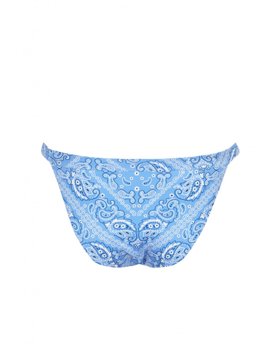 Cueca de Biquíni Azzurra Verde com Forro Multicolor-4