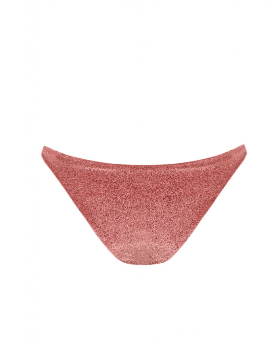 Cueca de Biquíni Rosso com Estrutura e Forro Marsala-5