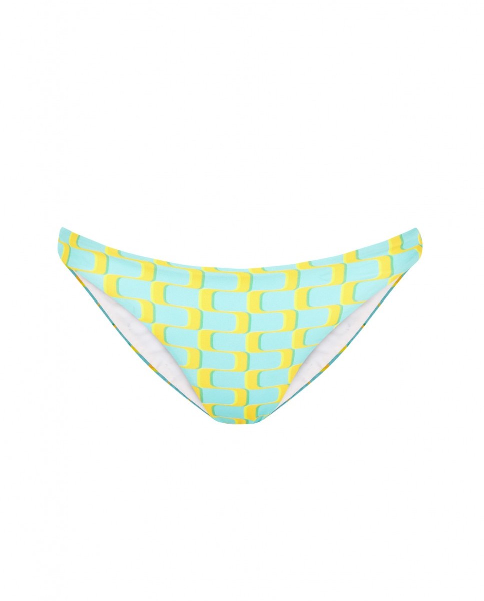 Cueca de Biquíni Splendido com Forro Turquesa-4