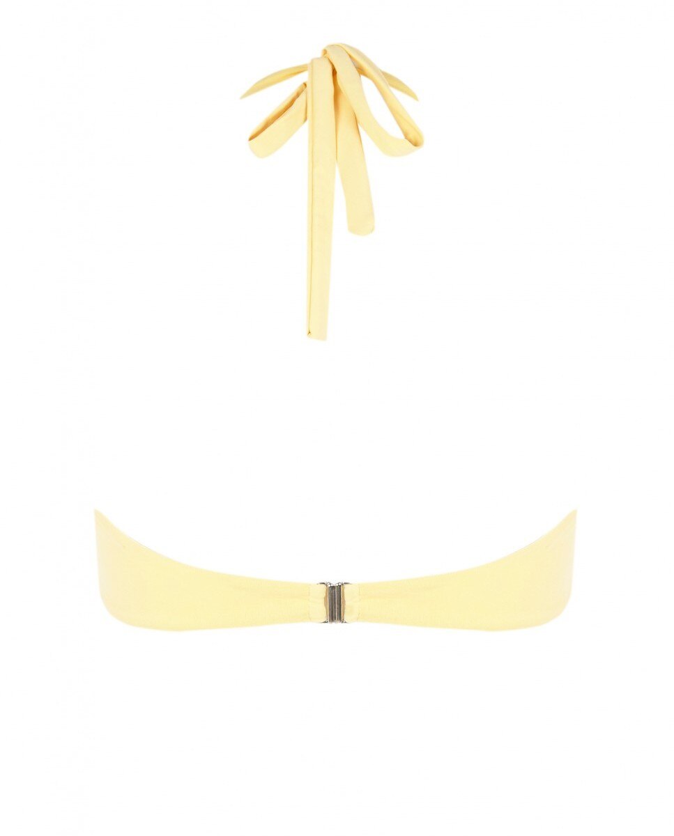 Top de Biquíni Halty com Foams Amovíveis Amarelo-5