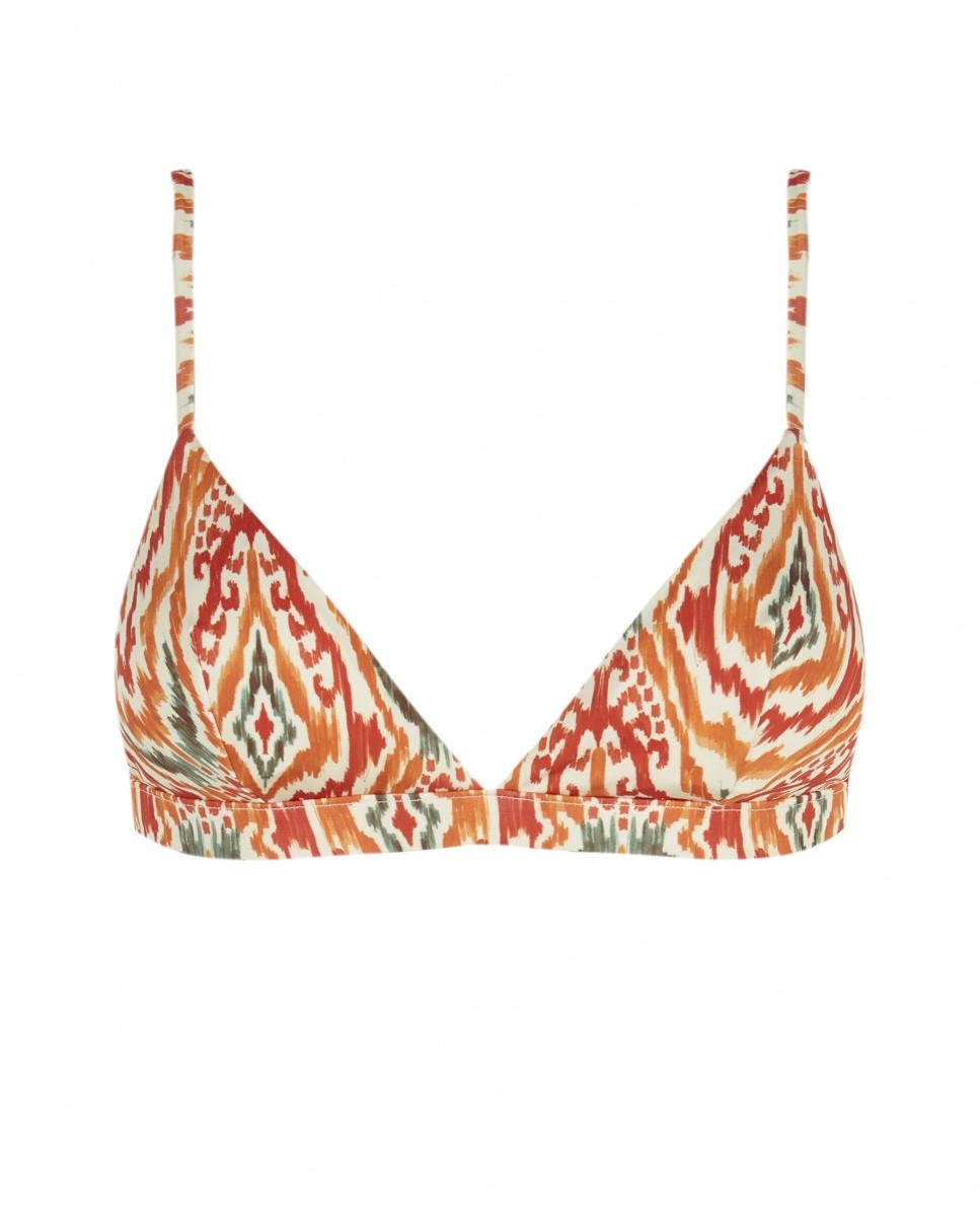 Top de Biquíni Triângulo Allegria com Foams Amovíveis Multicolor-4