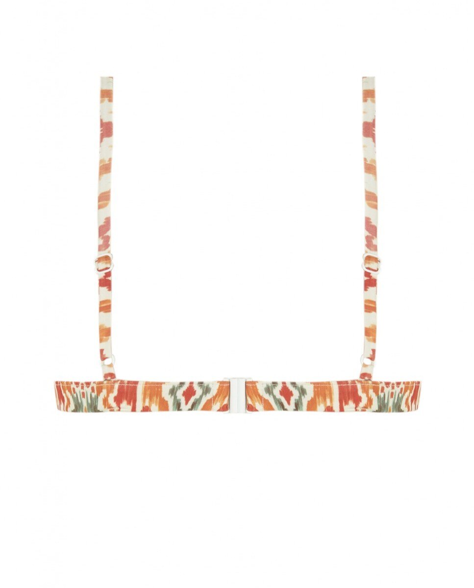 Top de Biquíni Triângulo Allegria com Foams Amovíveis Multicolor-5