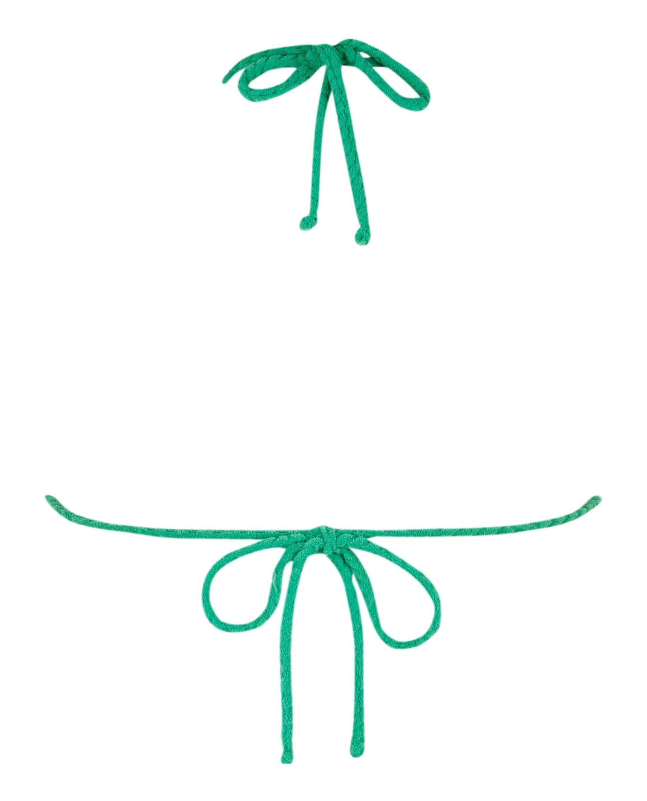 Top de Biquíni Triângulo Ultragreen com Estrutura e Foams Amovíveis Verde-menta-4