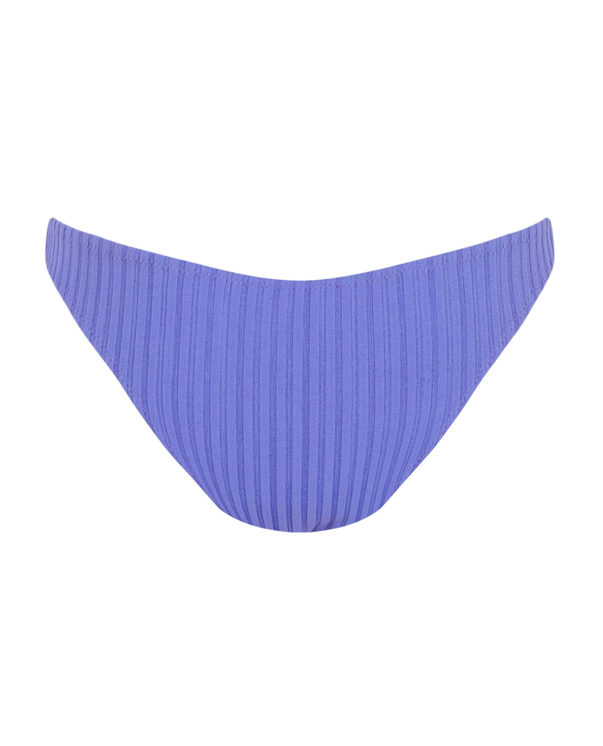 Cueca de Biquíni Pacífico com Estrutura, Laço e Forro Azul-celeste-4