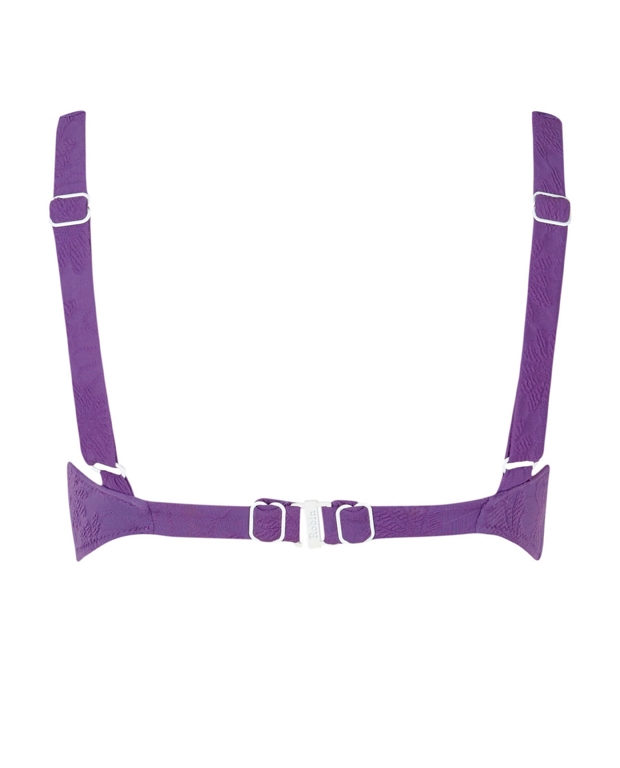 Top de Biquíni Balconette Comfy Violet com Estrutura e Reguladores Lilás-4