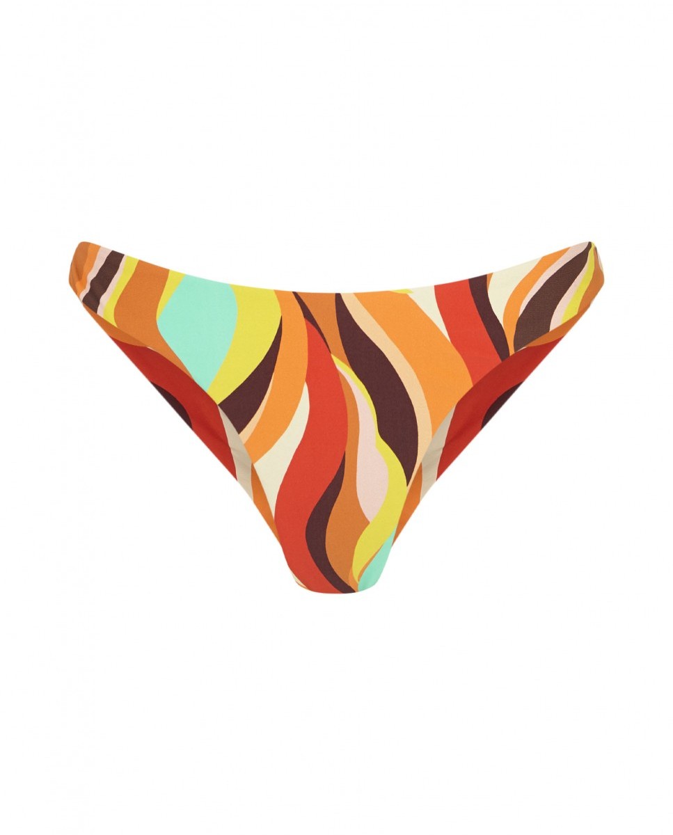 Cueca Brasileira de Biquíni Fogo com Forro Multicolor-4