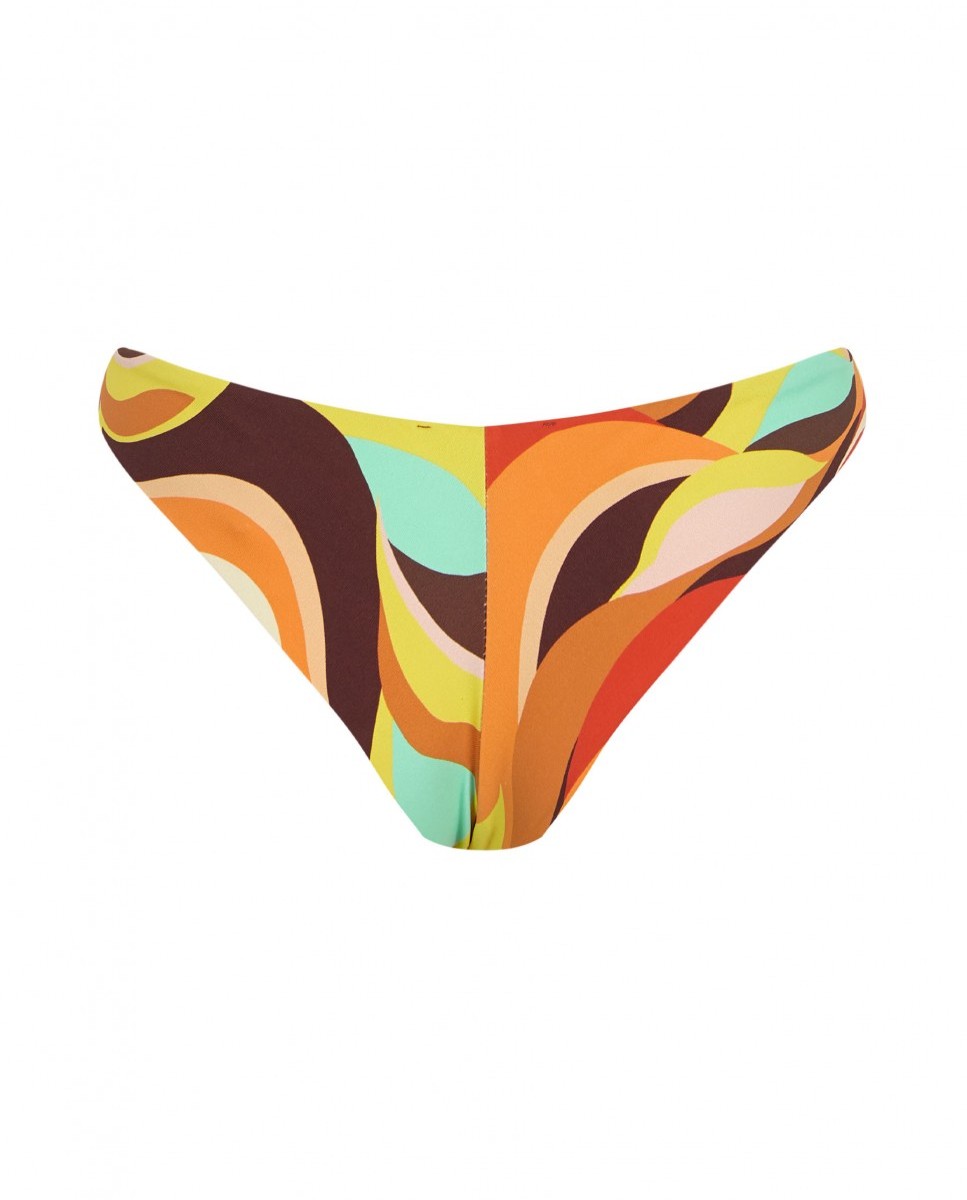 Cueca Brasileira de Biquíni Fogo com Forro Multicolor-5