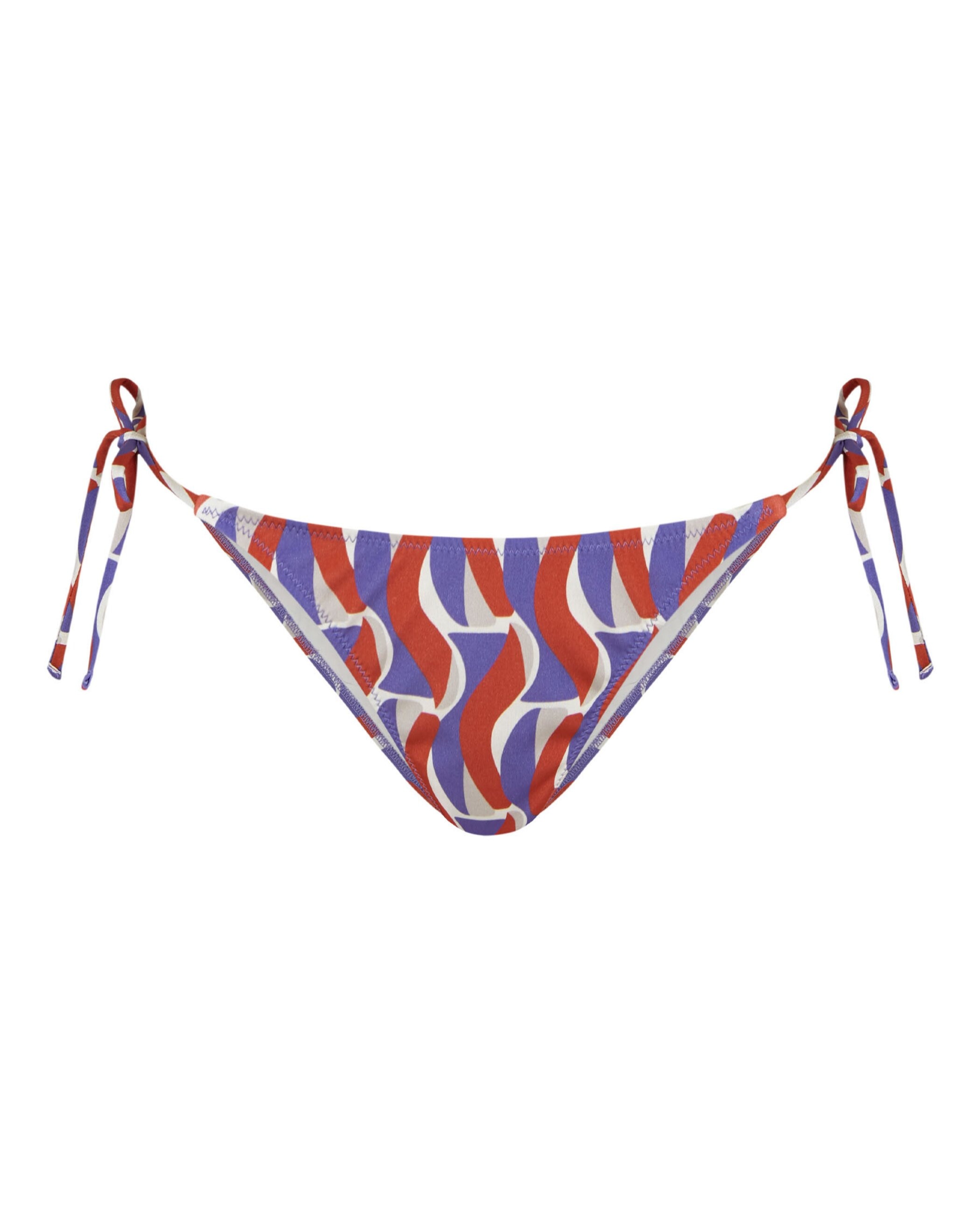 Cueca de Biquíni Love com Laço e Forro Violeta-3