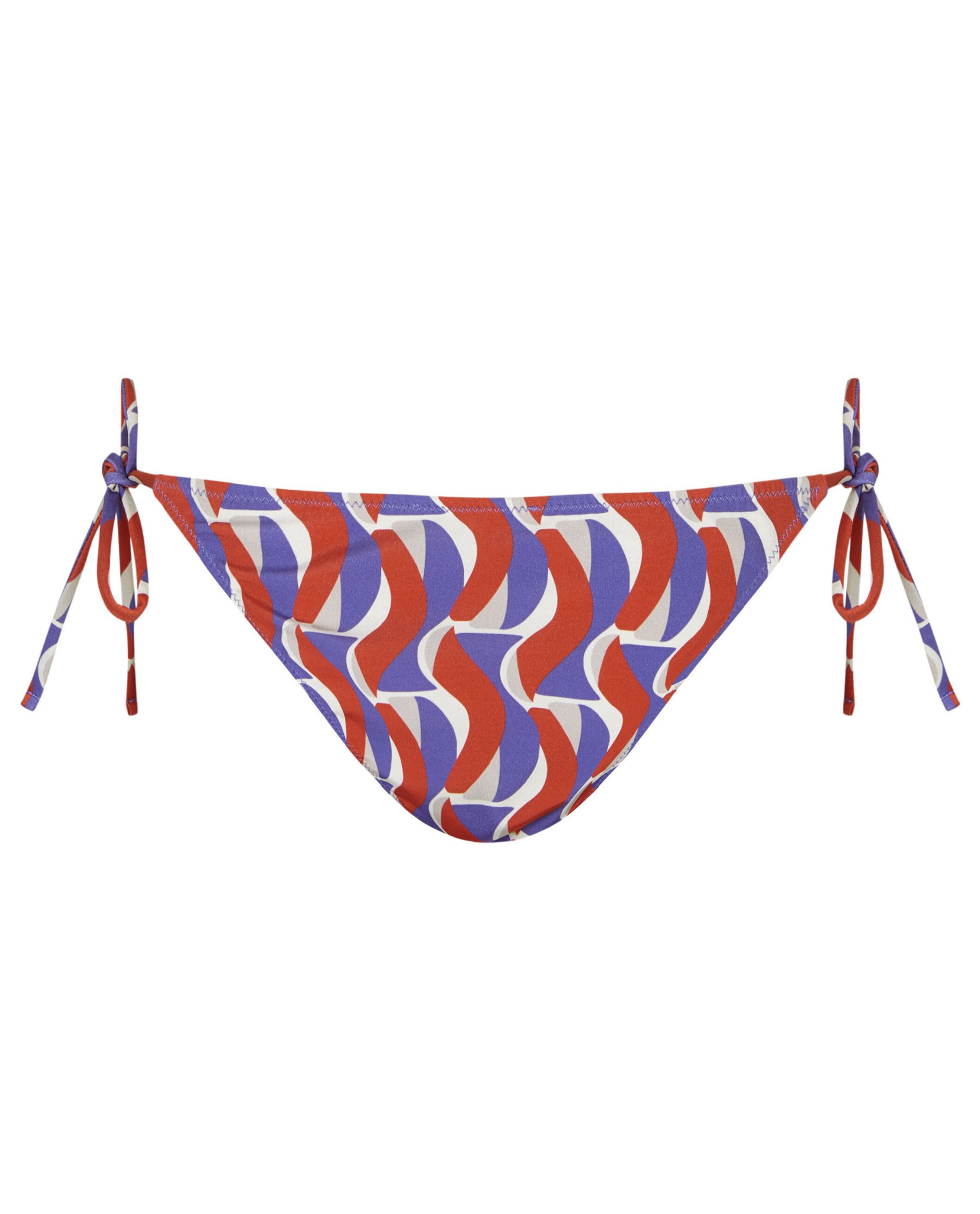 Cueca de Biquíni Love com Laço e Forro Violeta-4
