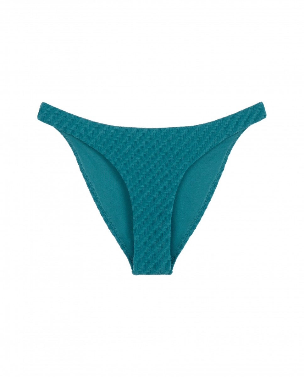 Cueca de Biquíni Petróleo com Estrutura e Forro Verde-3