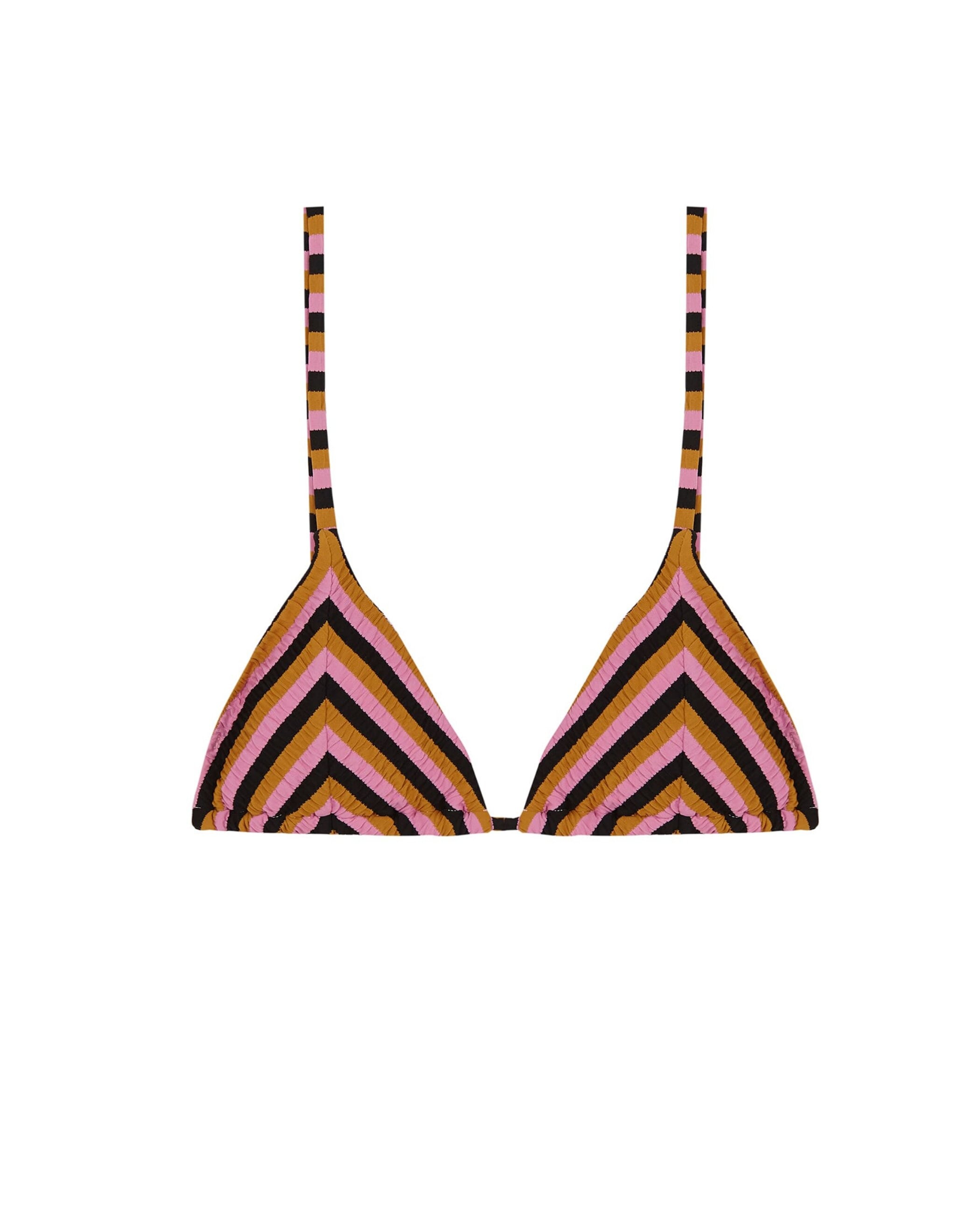 Top de Biquíni Triângulo Butterfly com Estrutura e Foams Amovíveis Cereja / Rosa-3