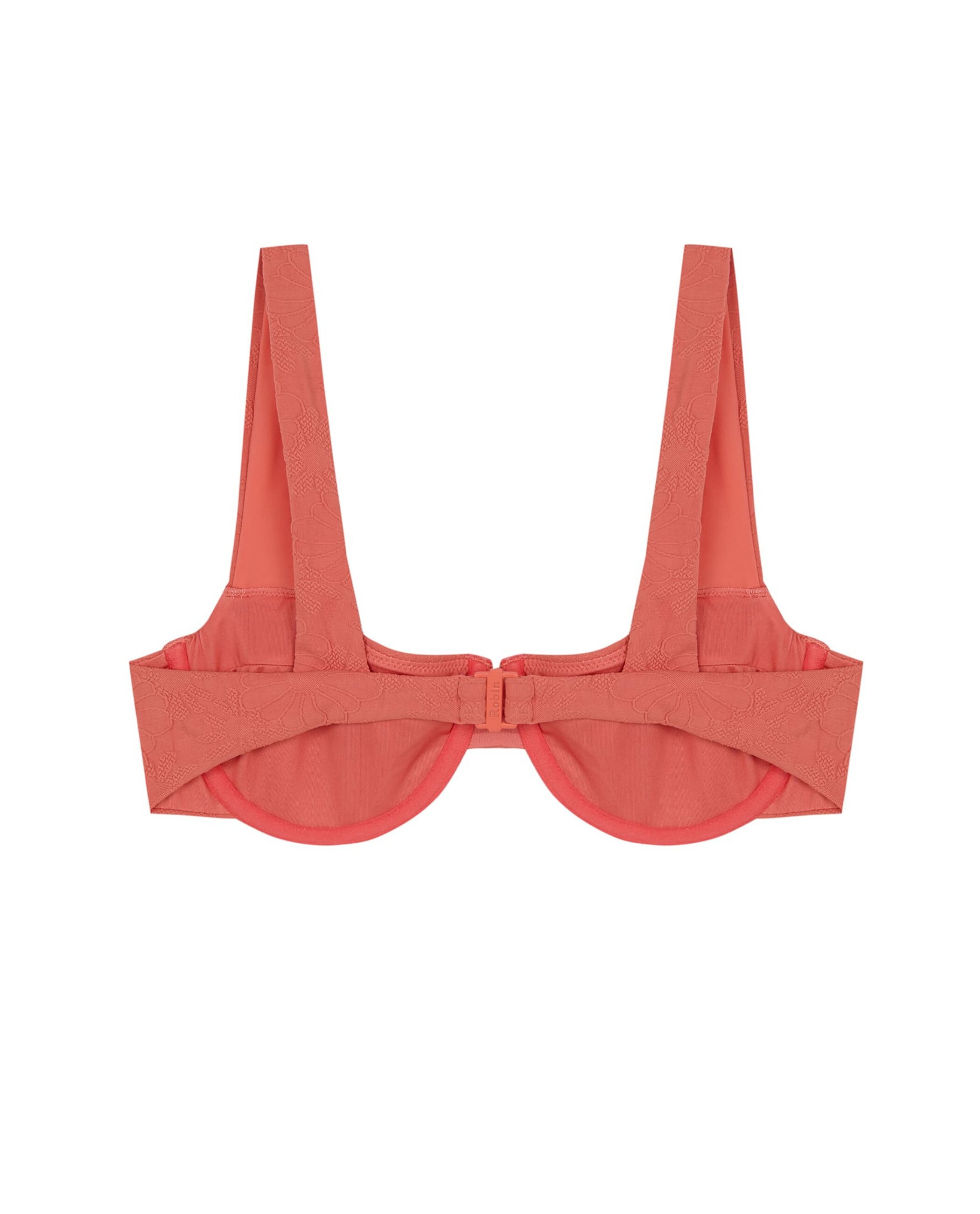 Top de Biquíni Balconette Coralbay com Estrutura, Foams Amovíveis e Fecho Multiposições Laranja-forte-4