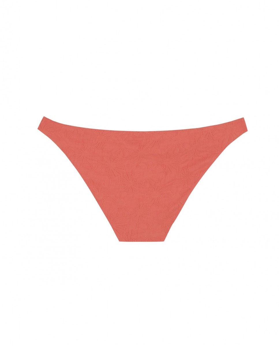 Cueca de Biquíni Coral Configsbay com Estrutura e Forro Coral-4