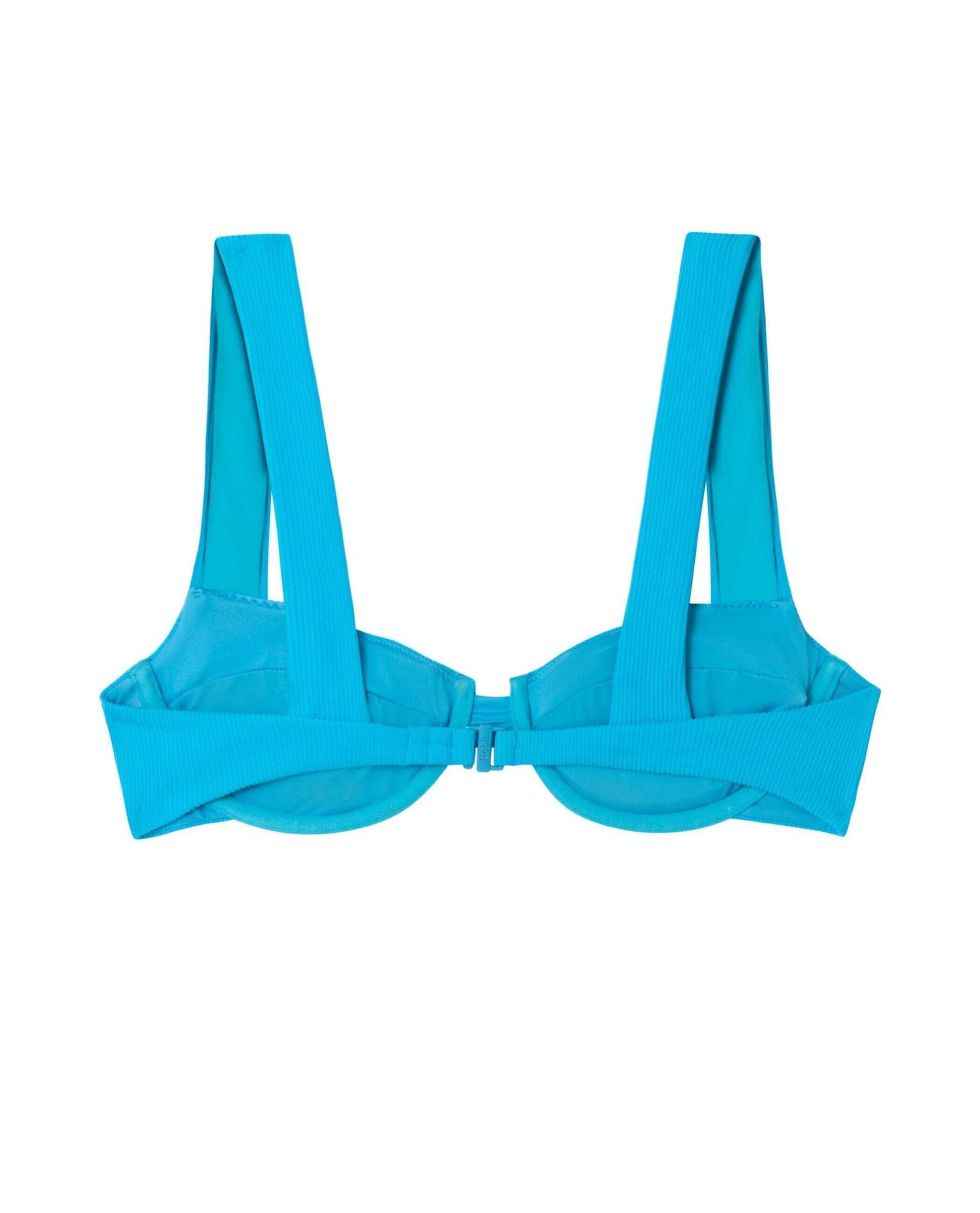 Top de Biquíni Balconette Bluebird com Estrutura, Fecho Multiposições e Foams Amovíveis Turquesa-4