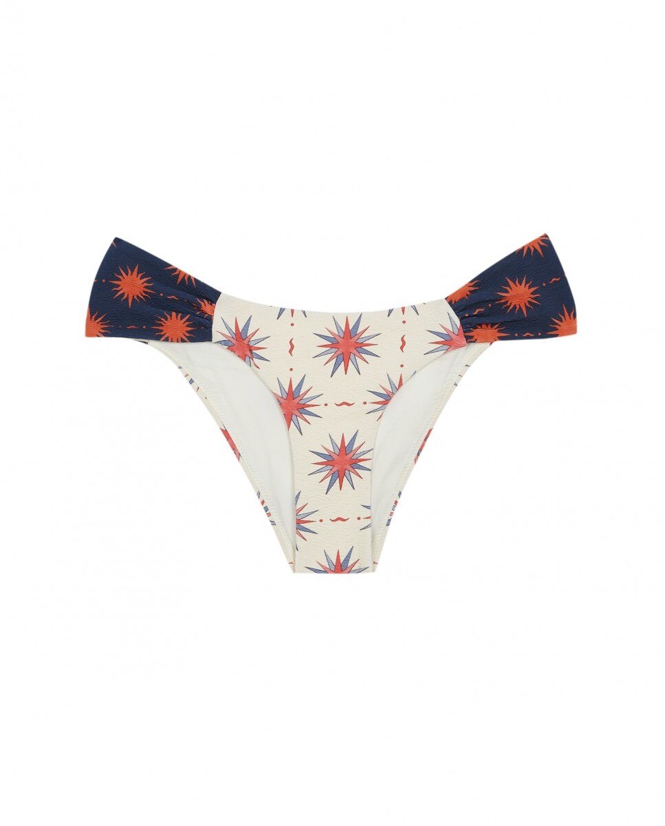 Cueca de Biquíni Supernova com Estrutura e Forro Multicolor-3