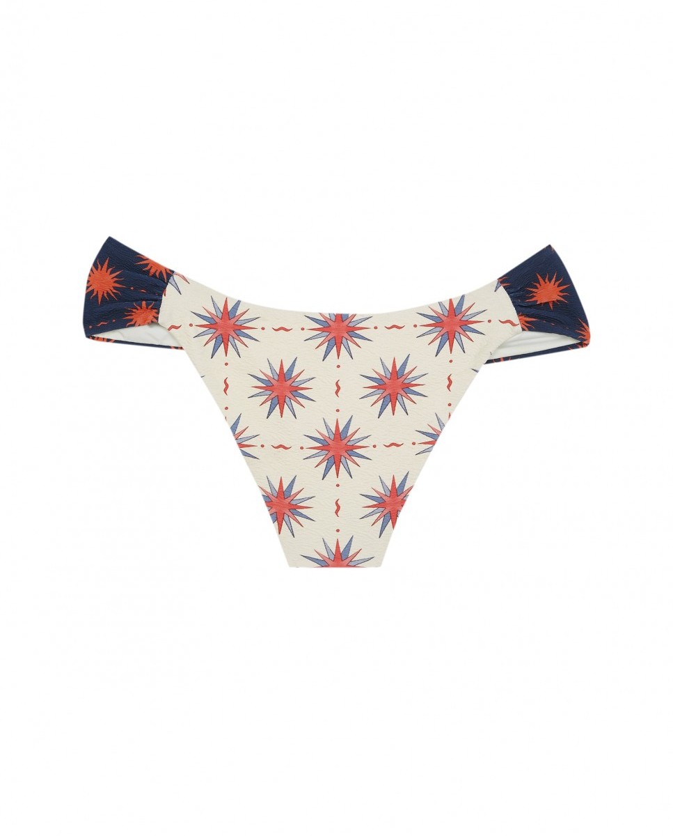 Cueca de Biquíni Supernova com Estrutura e Forro Multicolor-4