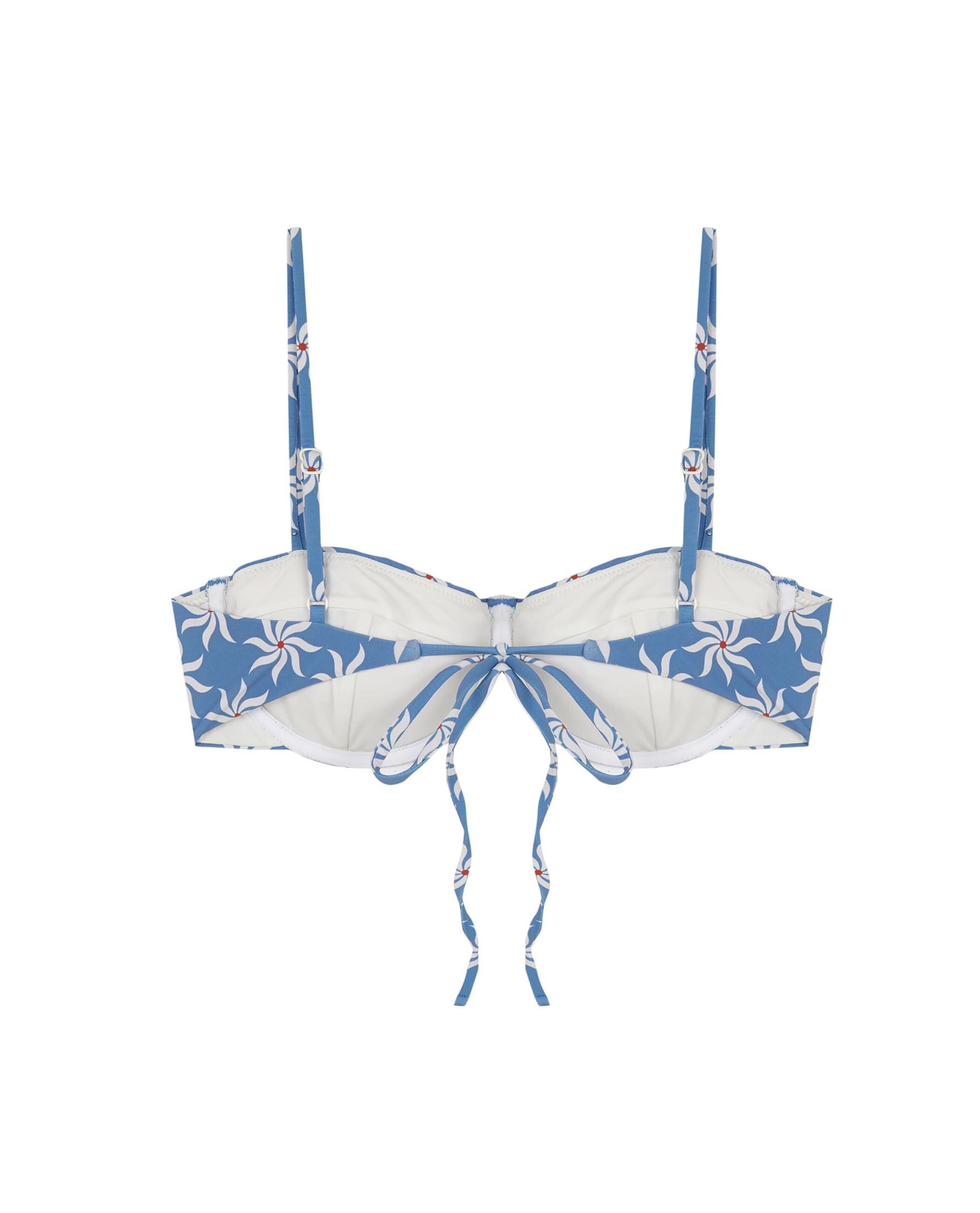 Top de Biquíni Balconette Magnoliablue com Fecho Multiposições e Foams Amovíveis Multicolor-4