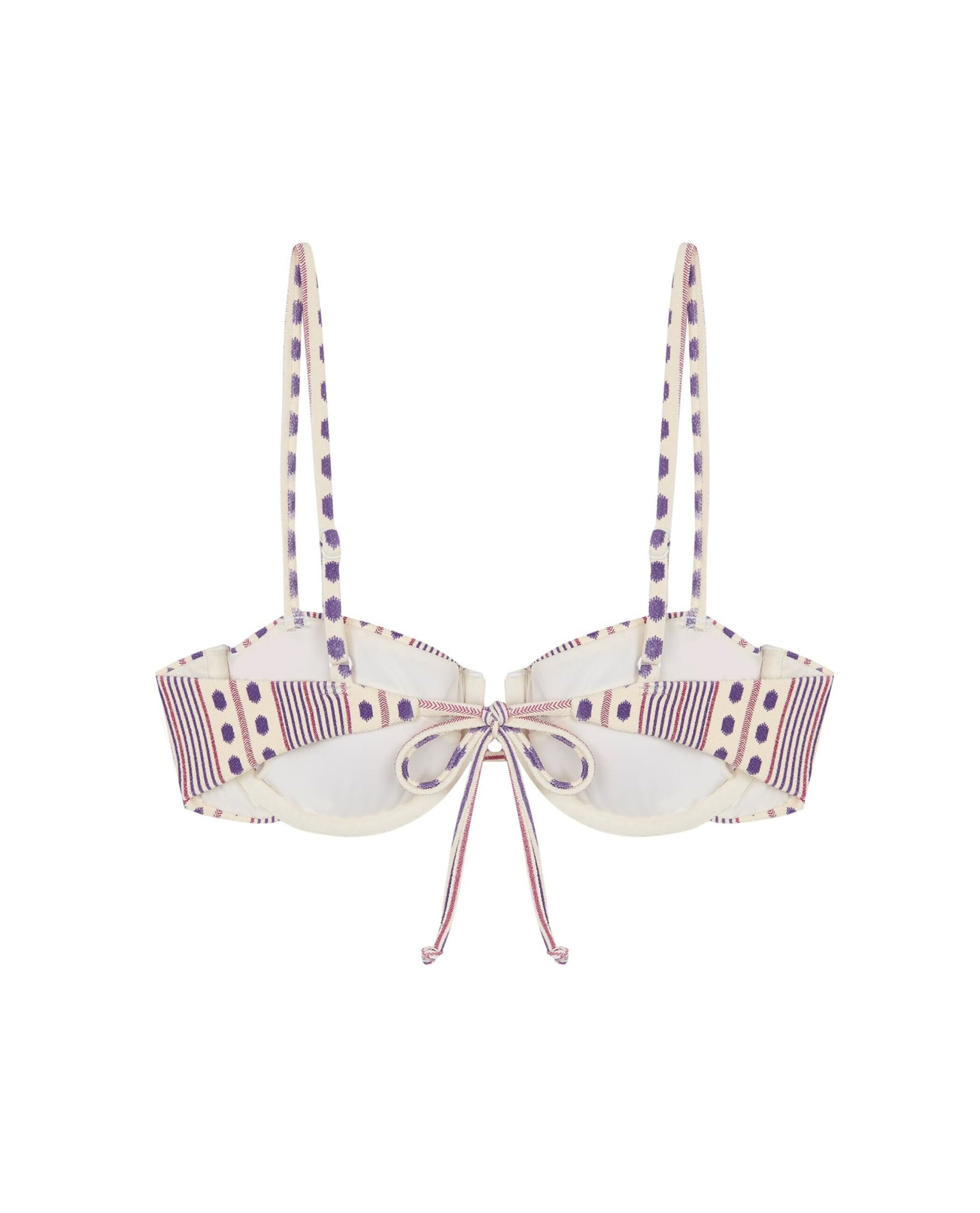 Top de Biquíni Balconette Puglia com Estrutura e Foams Amovíveis Multicolor-4