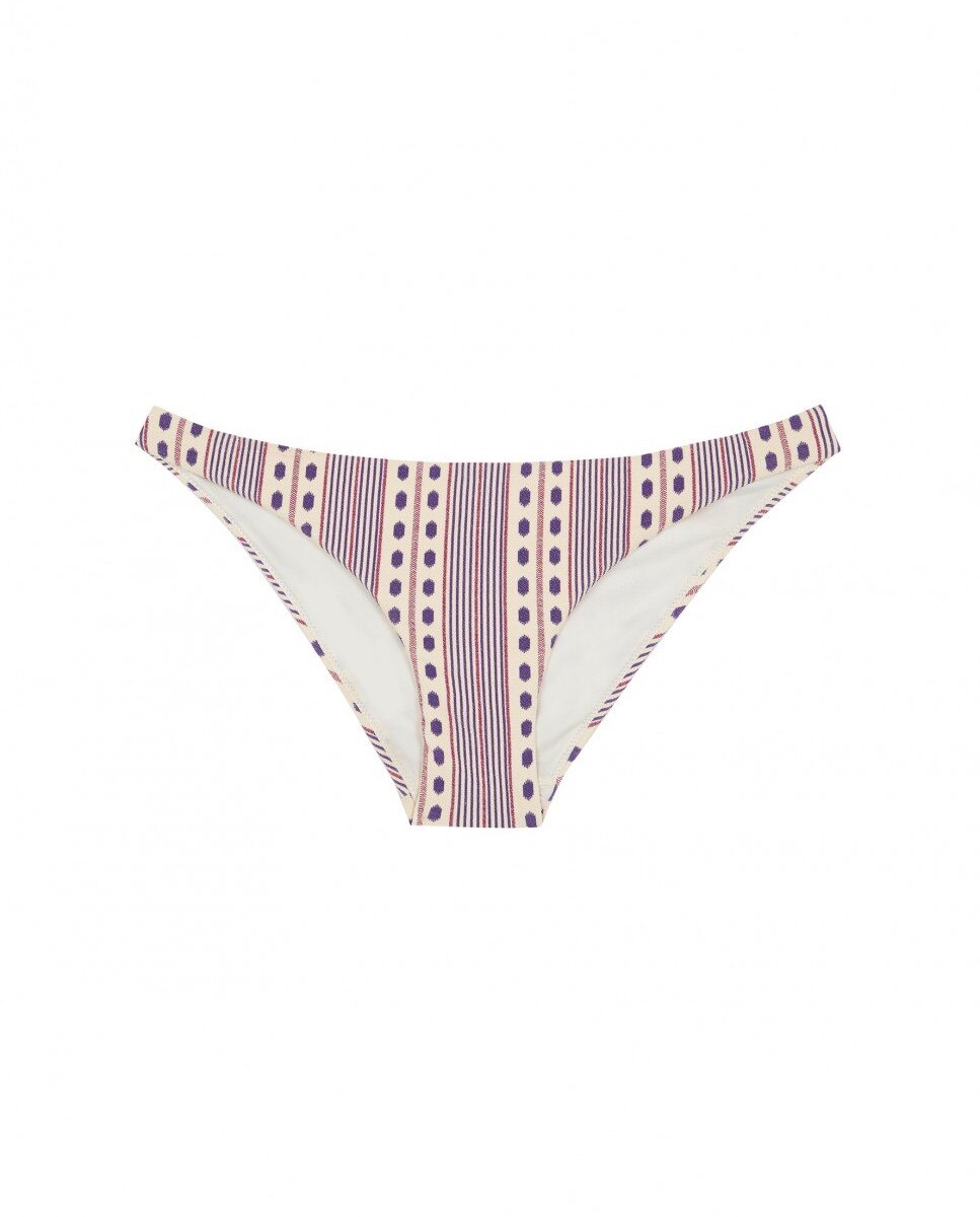 Cueca de Biquíni Puglia com Estrutura e Forro Multicolor-3