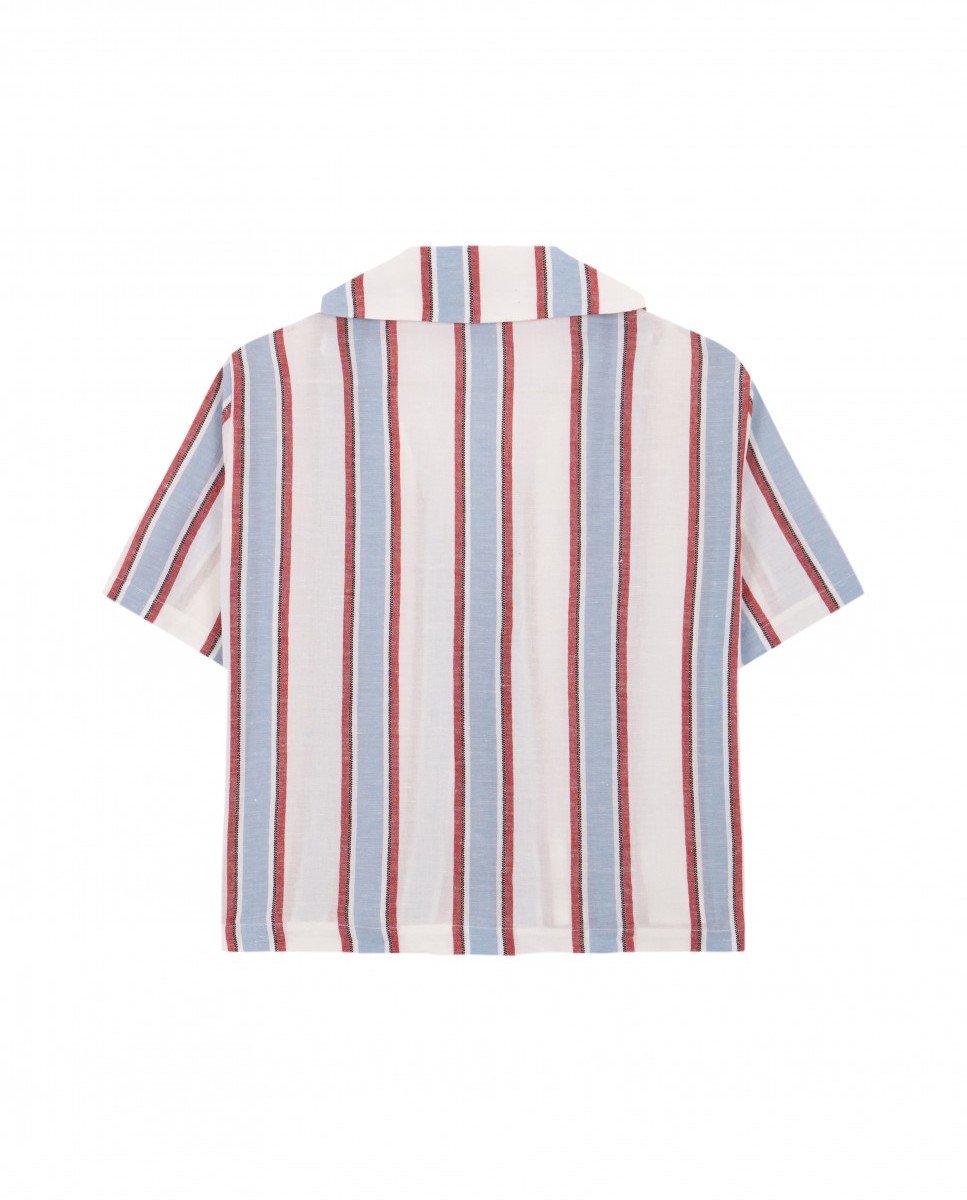 Camisa de Praia Algarve Multicolor-5