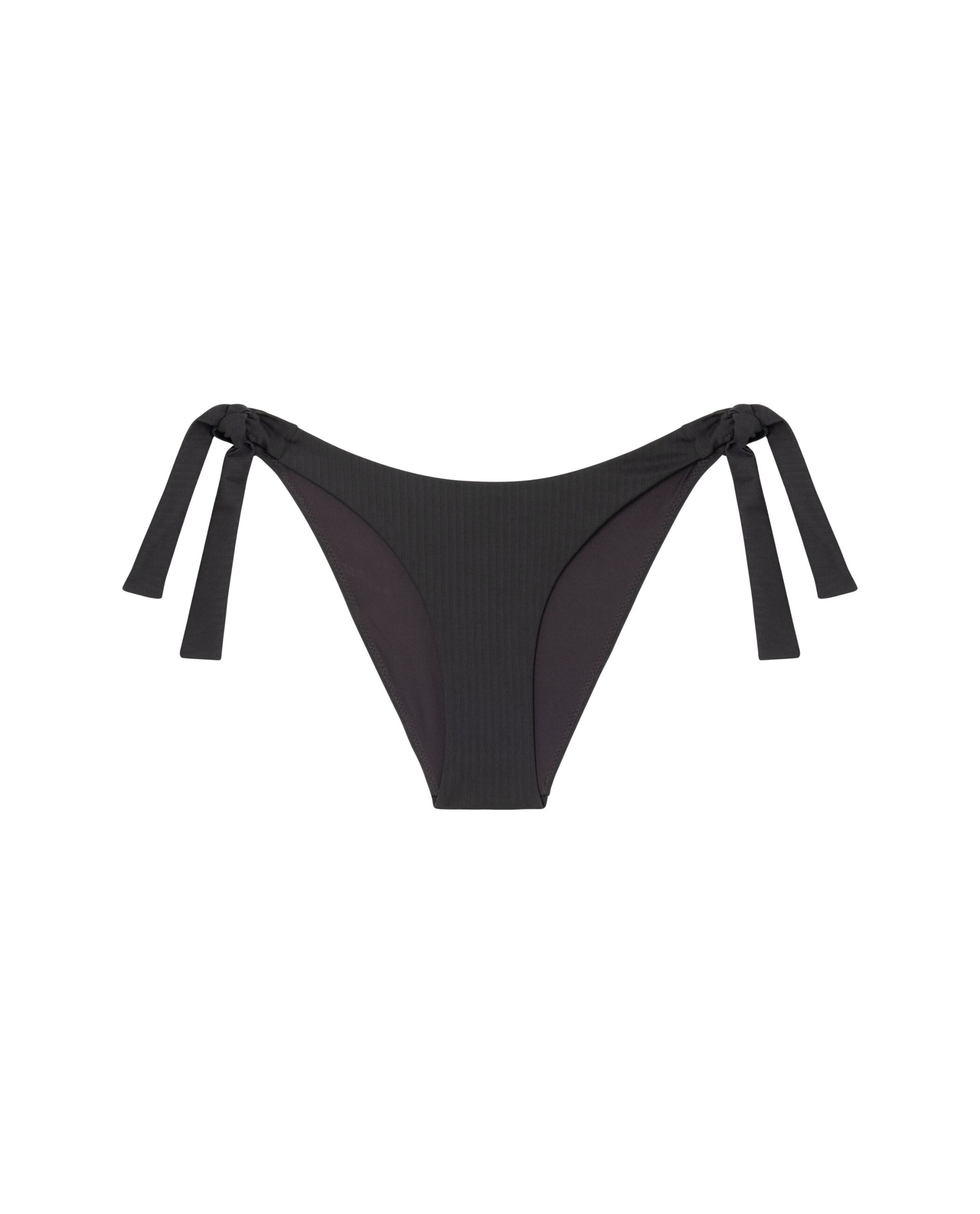 Cueca de Biquíni Antracite com Cobertura Clássica, Laço e Estrutura Antracite-3