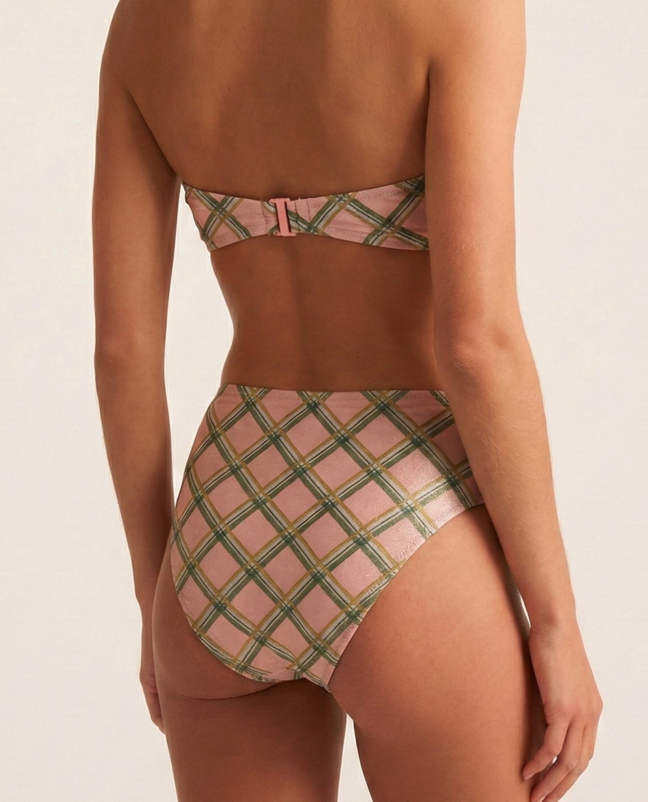 Cueca Alta de Biquíni Afrodita com Cobertura Clássica e Forro Multicolor-2