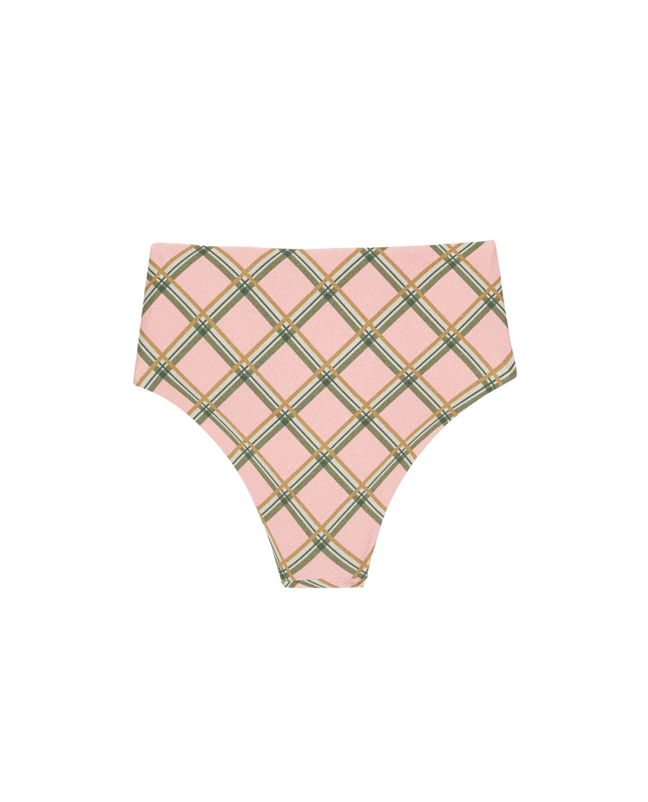 Cueca Alta de Biquíni Afrodita com Cobertura Clássica e Forro Multicolor-4