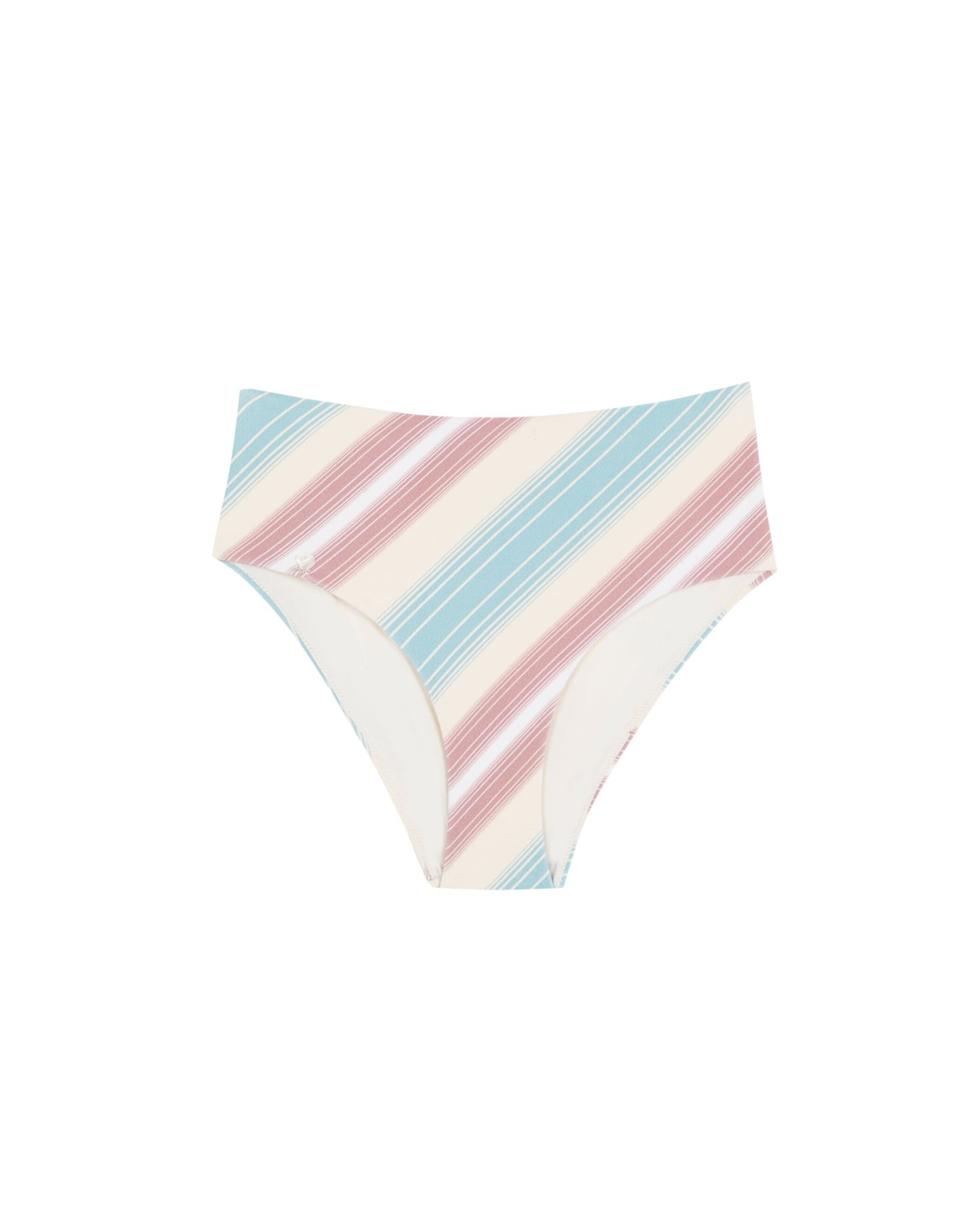 Cueca Alta de Biquíni Galatea com Cobertura Clássica, Estrutura e Forro Multicolor-3