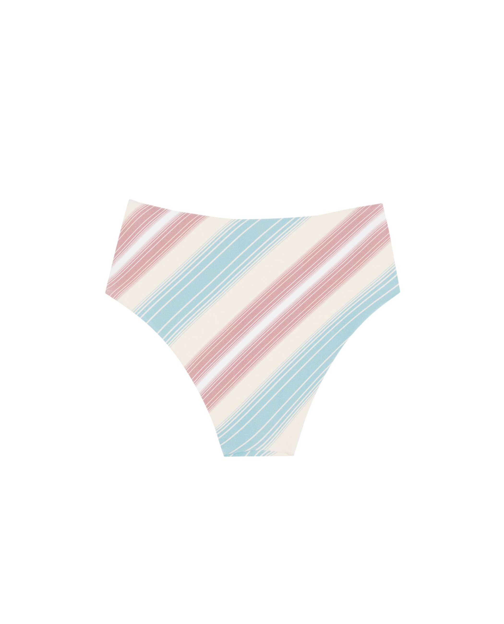 Cueca Alta de Biquíni Galatea com Cobertura Clássica, Estrutura e Forro Multicolor-4