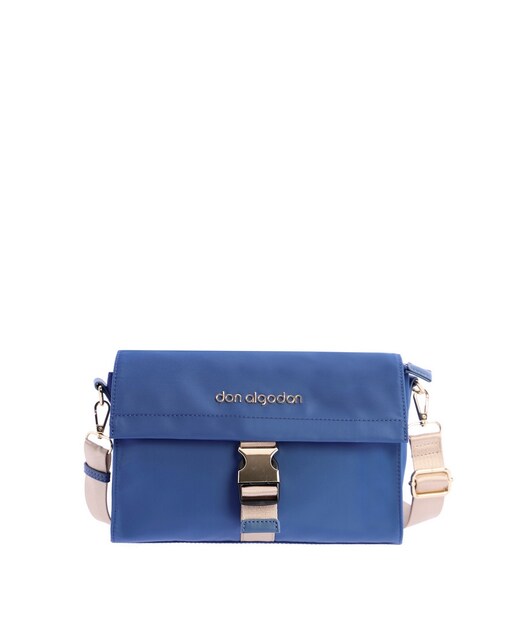 Imagem 0 de Mala a Tiracolo Azul com Fecho Zip